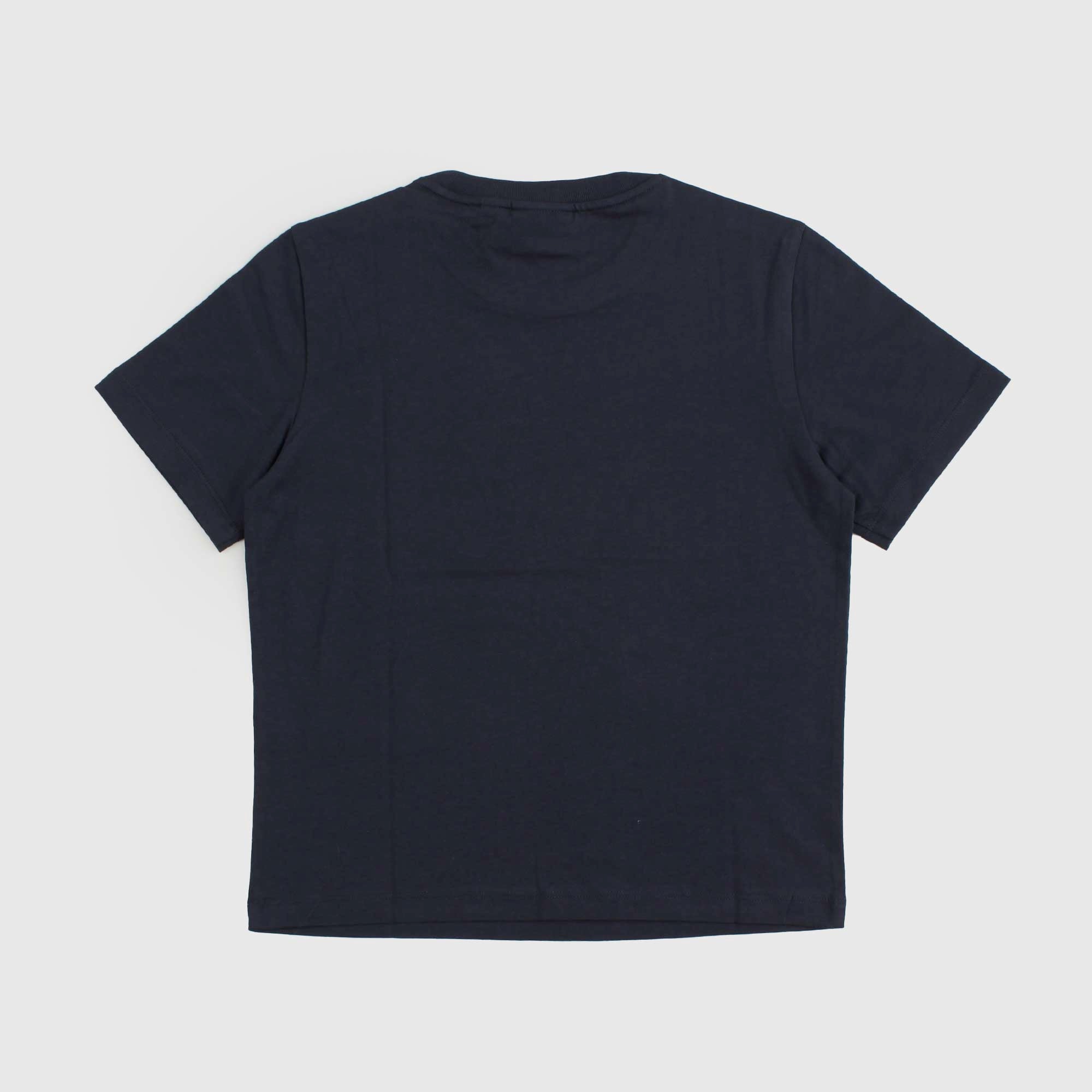 T-shirt Blu Con Stampa Firmata EA7 - annameglio.com abbigliamento moda