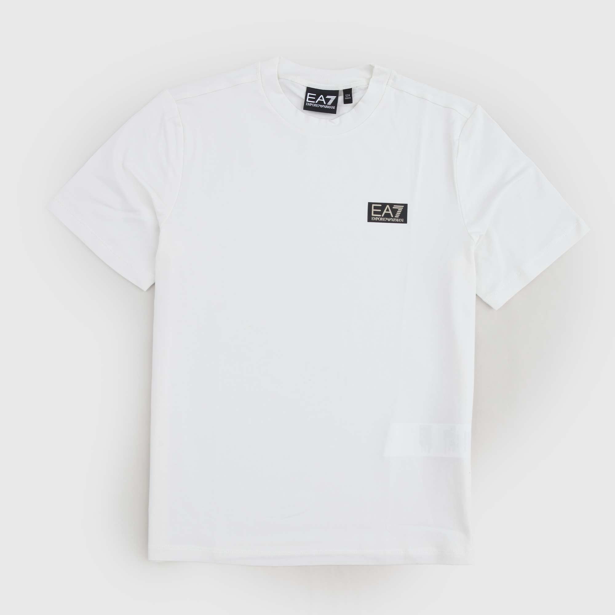 T-shirt Bianca Con Logo Firmata EA7 - annameglio.com abbigliamento moda