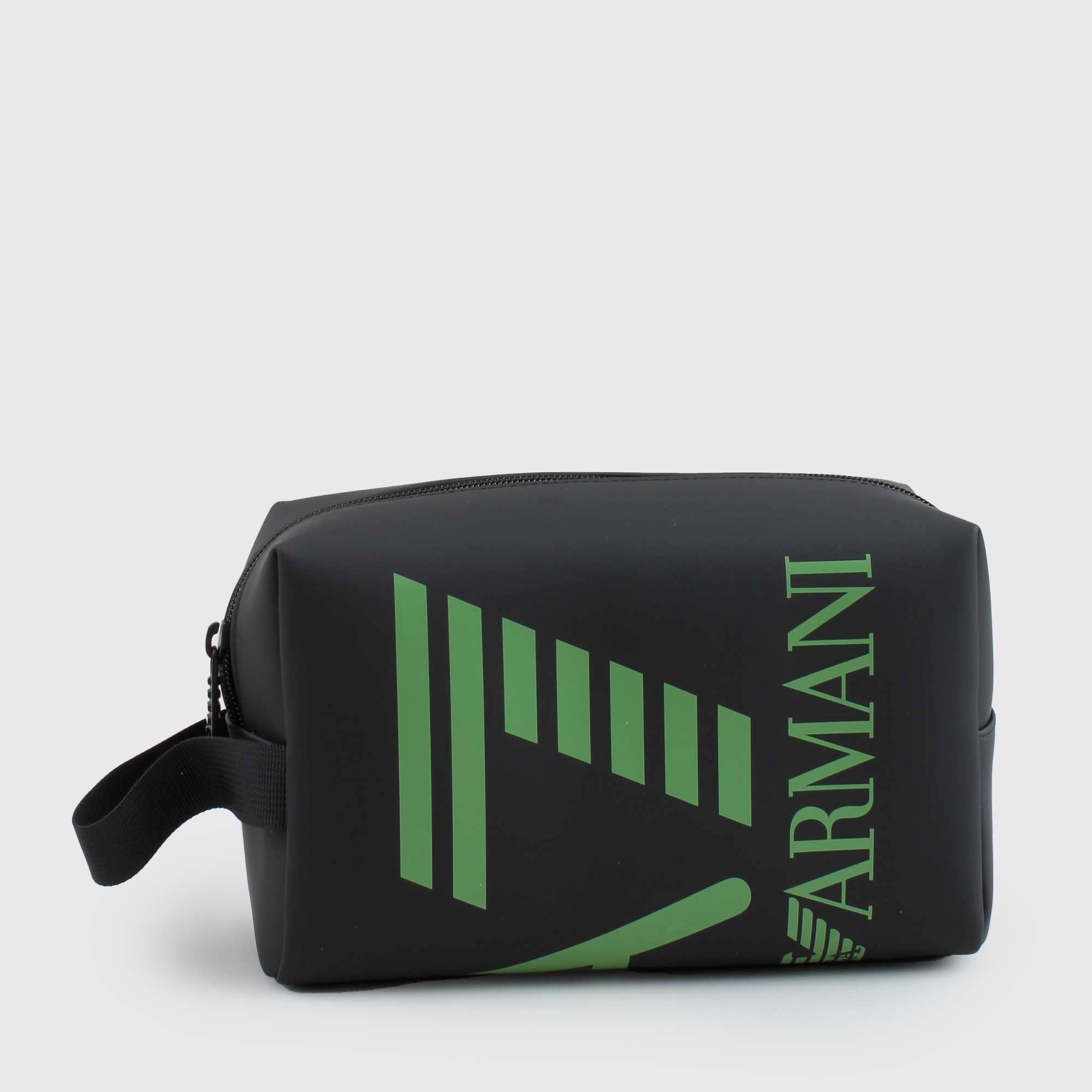 Beauty Case Con Logo Verde Firmato EA7 - annameglio.com abbigliamento moda