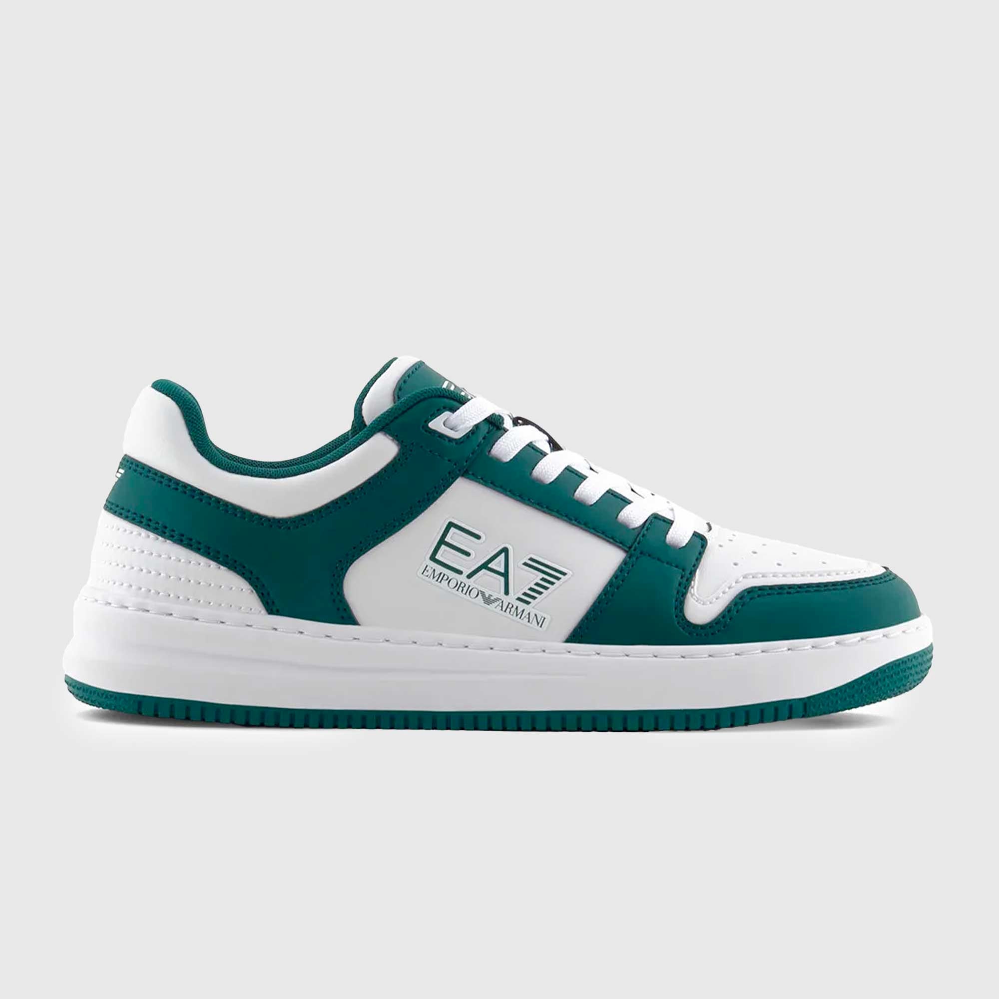 Basket Low Verde E Bianche Firmate EA7 - annameglio.com abbigliamento moda