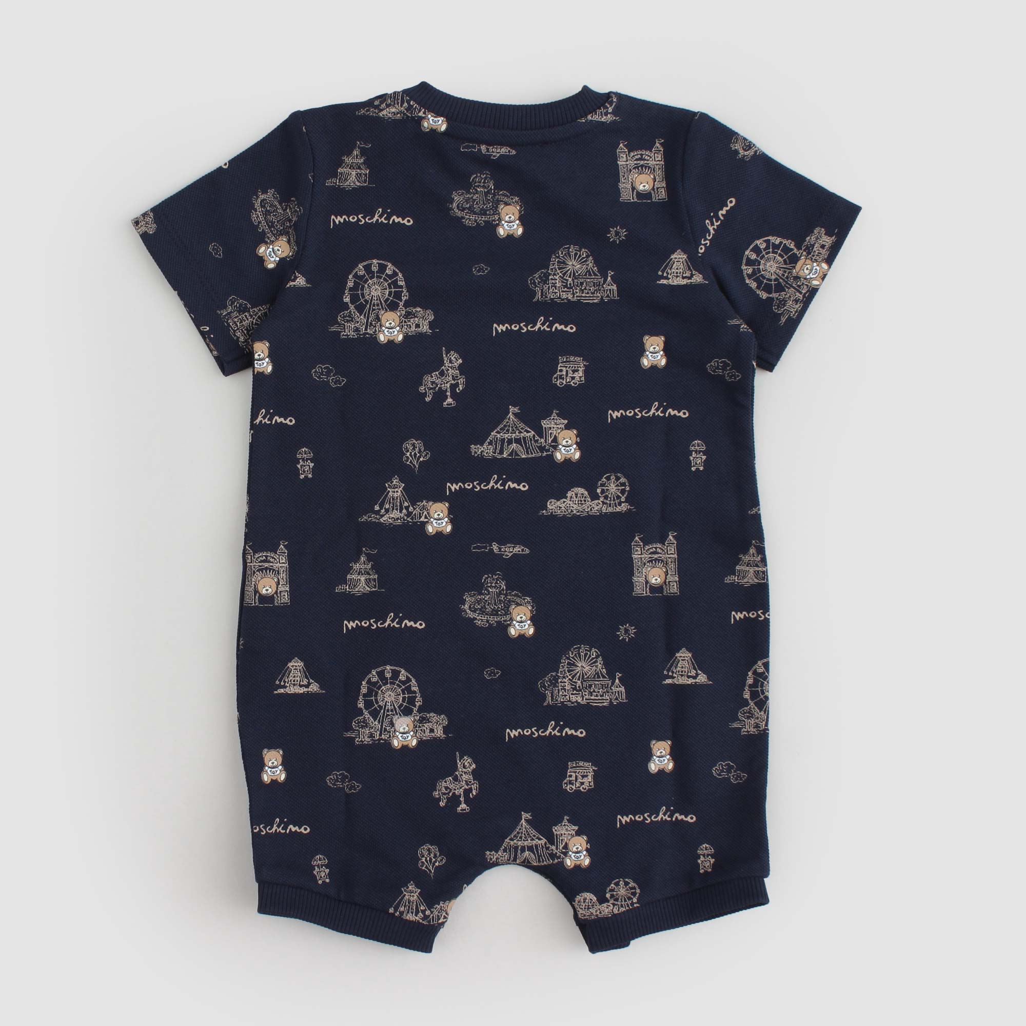 Pagliaccetto Blu Firmato MOSCHINO - annameglio.com abbigliamento moda