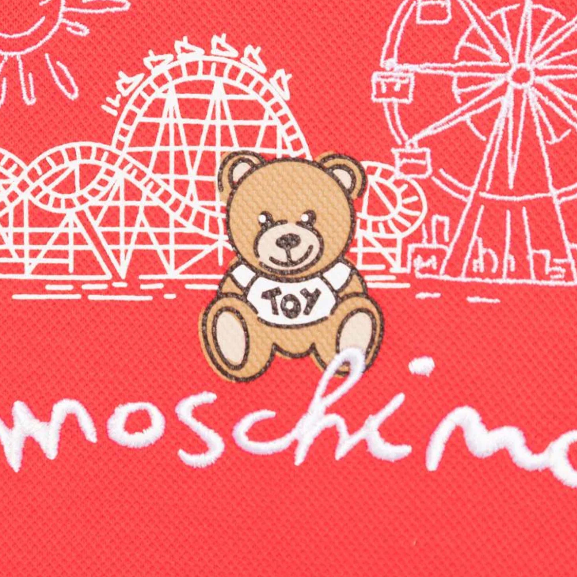 Felpa Rossa Firmata MOSCHINO - annameglio.com abbigliamento moda