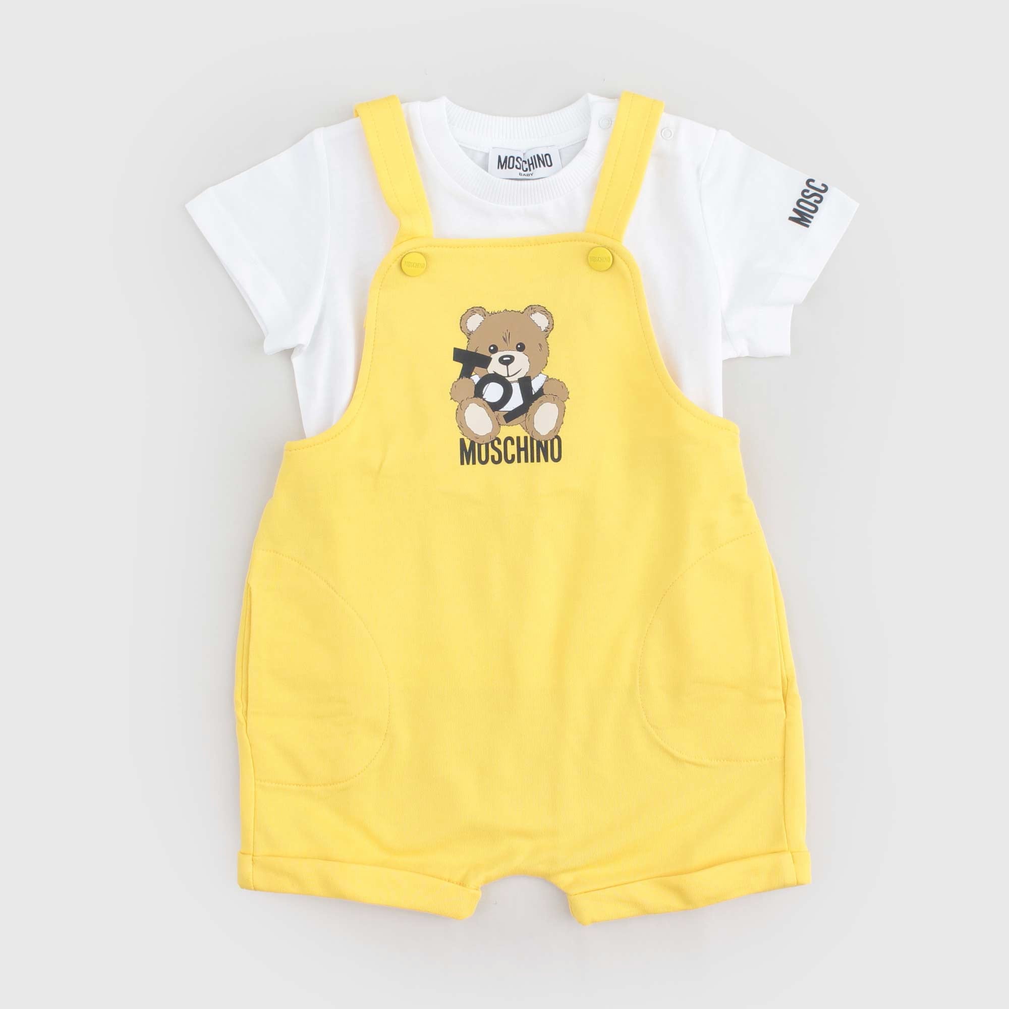 Completino Giallo E Bianca Firmato MOSCHINO - annameglio.com abbigliamento moda