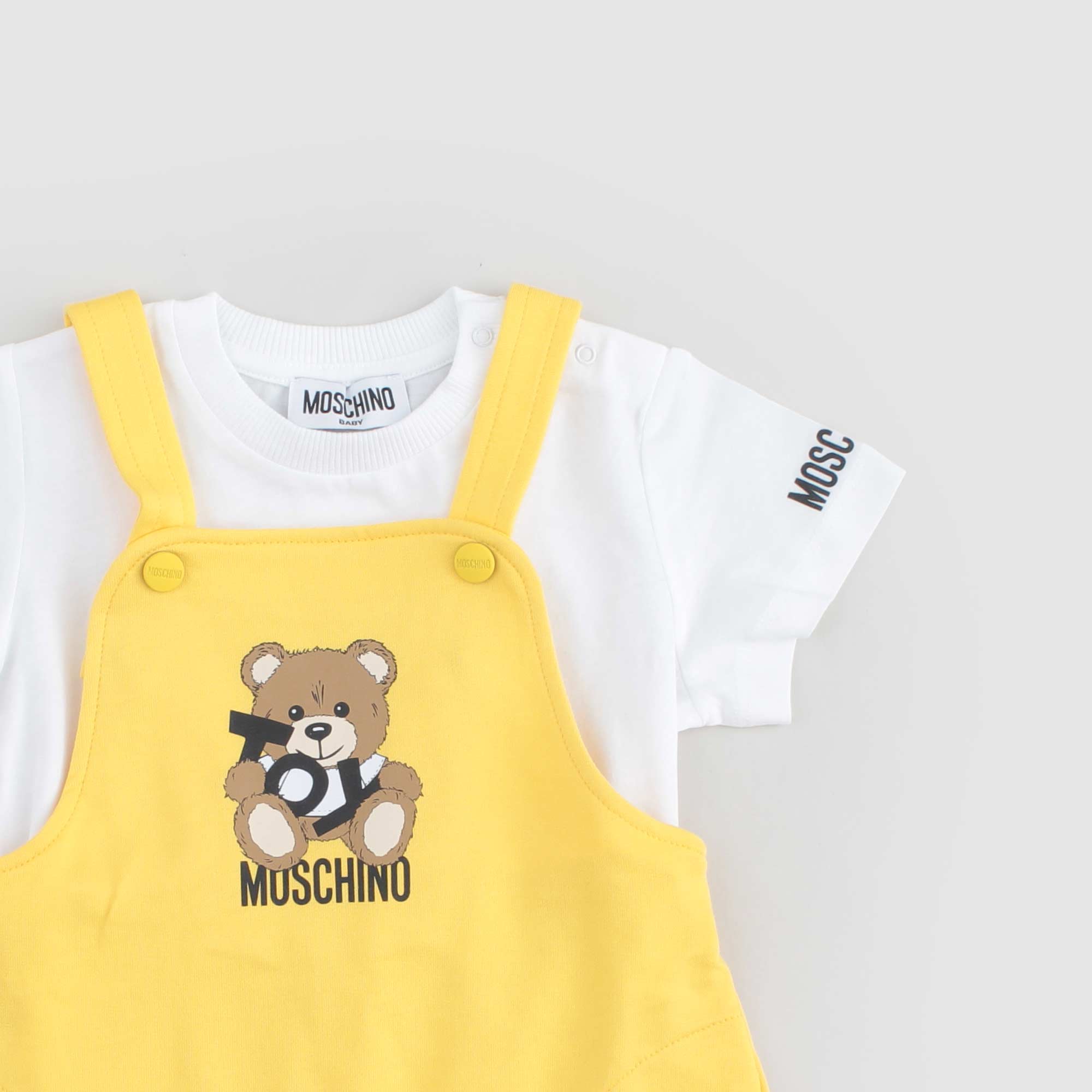 Completino Giallo E Bianca Firmato MOSCHINO - annameglio.com abbigliamento moda