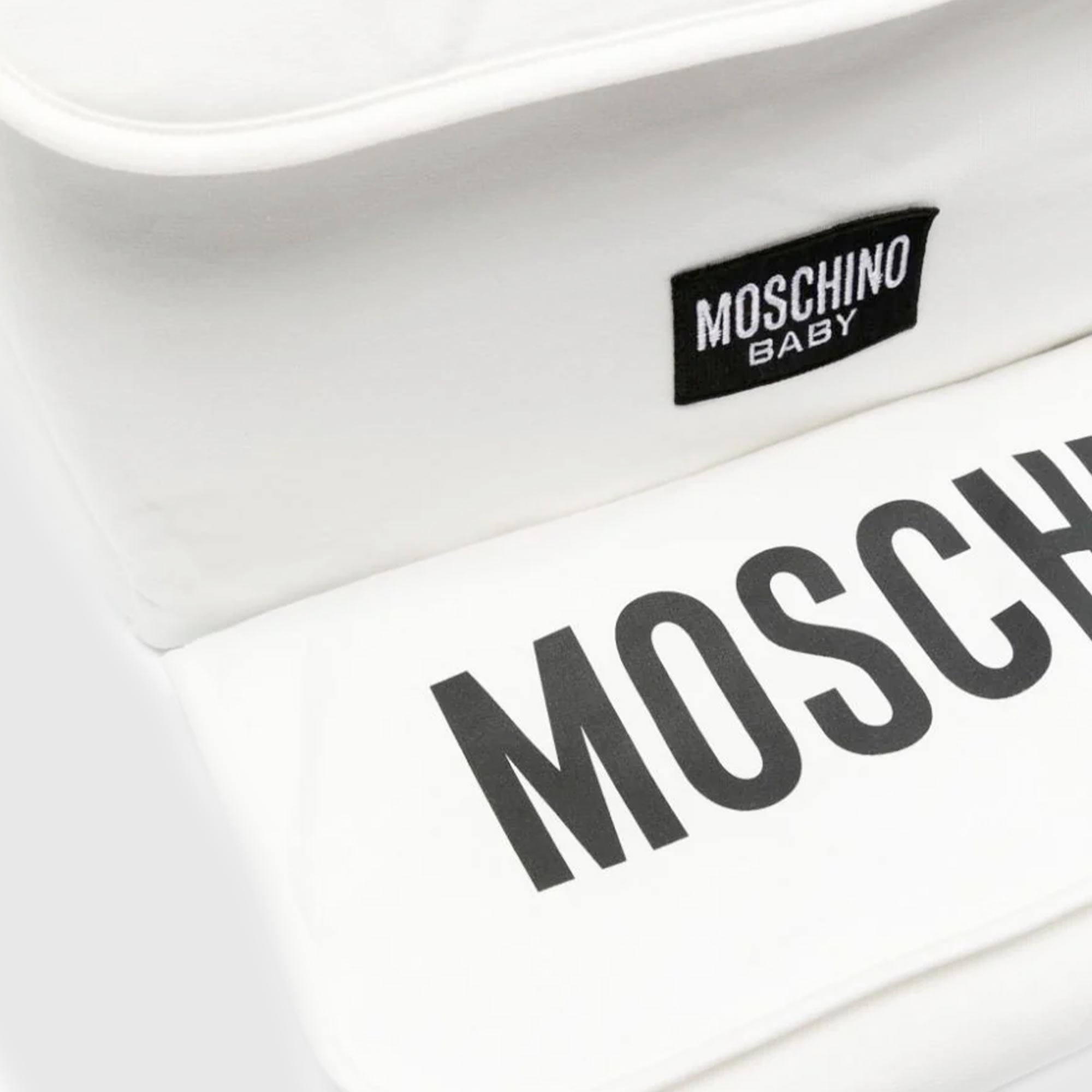 Borsa Fasciatoio Bianca Firmata MOSCHINO - annameglio.com abbigliamento moda