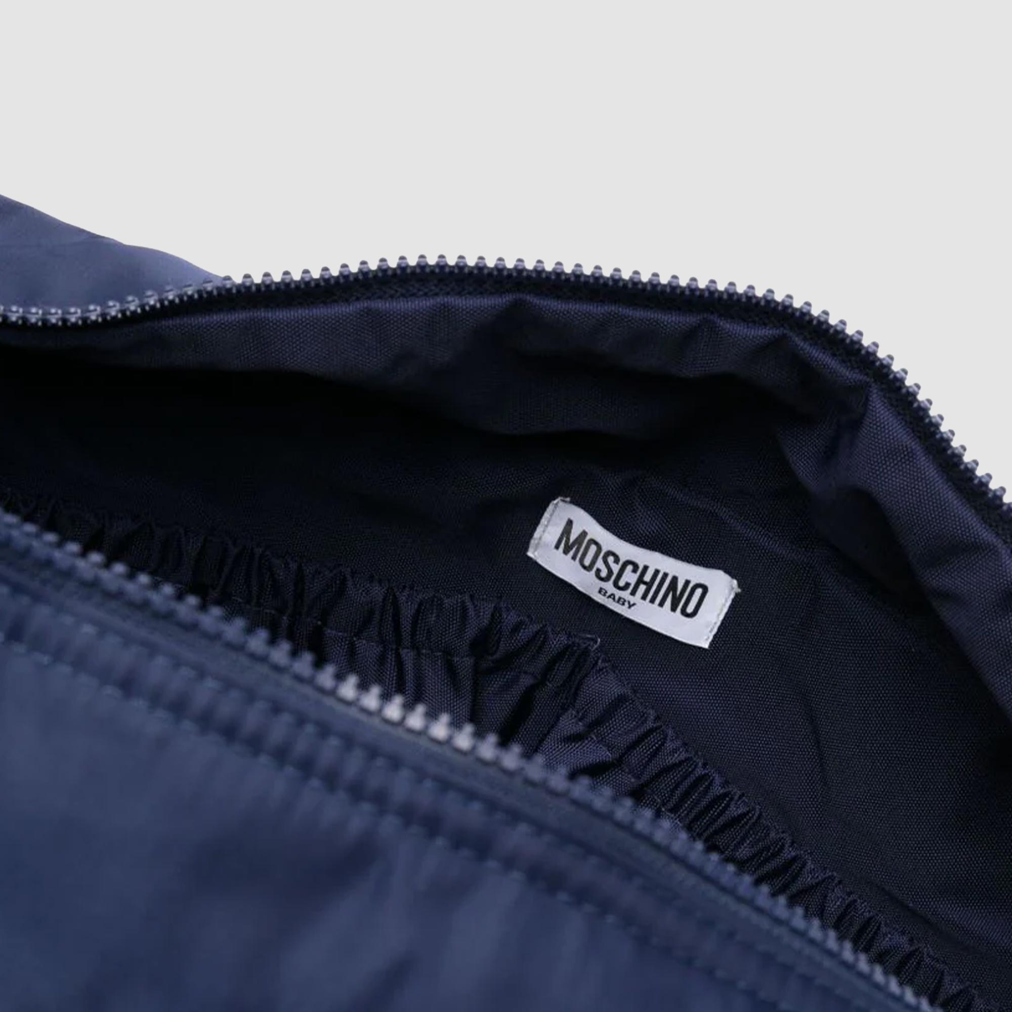 Borsa Mamma Blu in Nylon Firmata MOSCHINO - annameglio.com abbigliamento moda