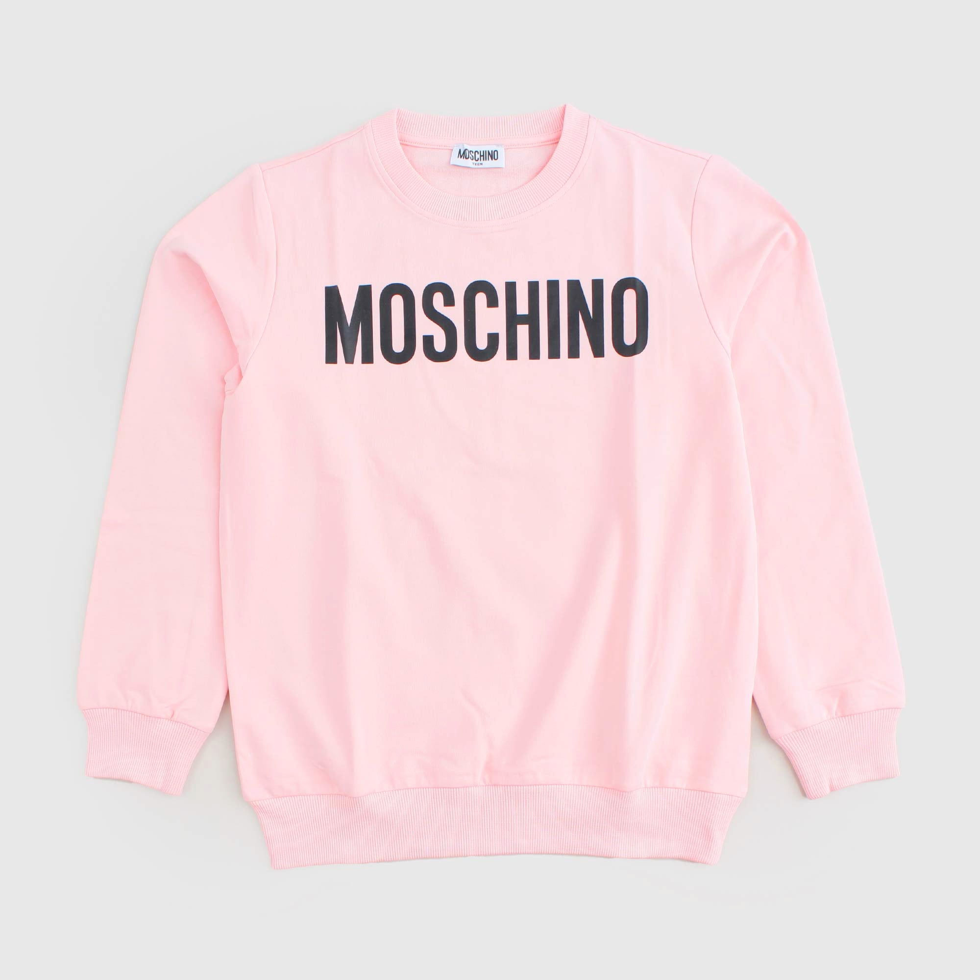 Felpa Rosa Firmata MOSCHINO - annameglio.com abbigliamento moda
