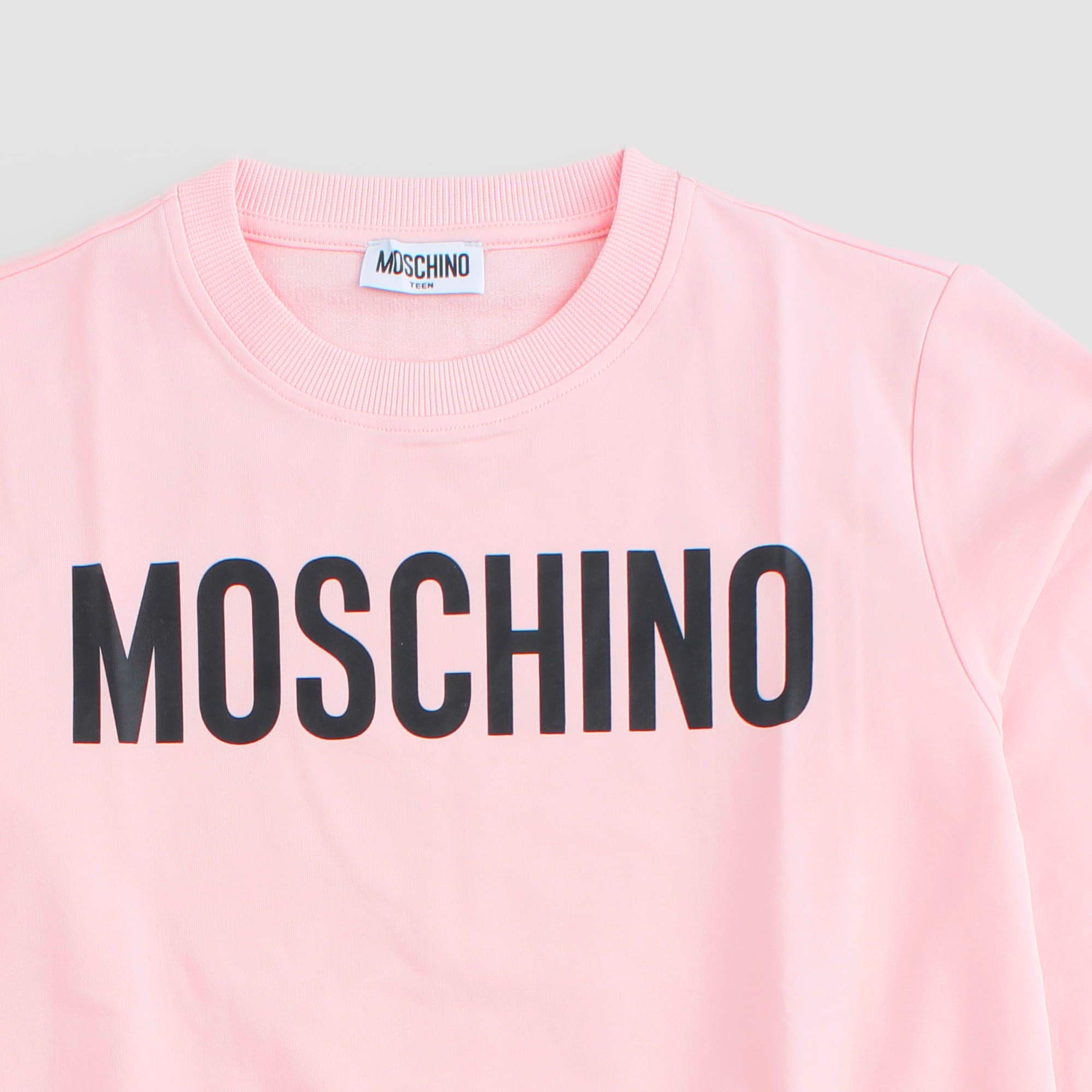 Felpa Rosa Firmata MOSCHINO - annameglio.com abbigliamento moda