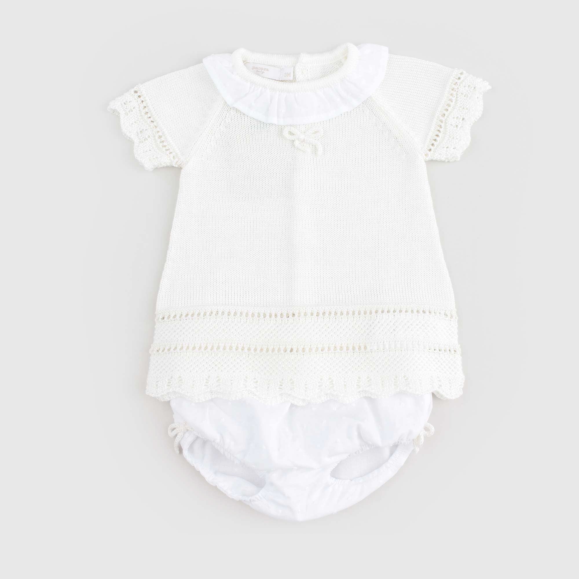 Completino Bianco E Crema Firmato PECESA - annameglio.com abbigliamento moda