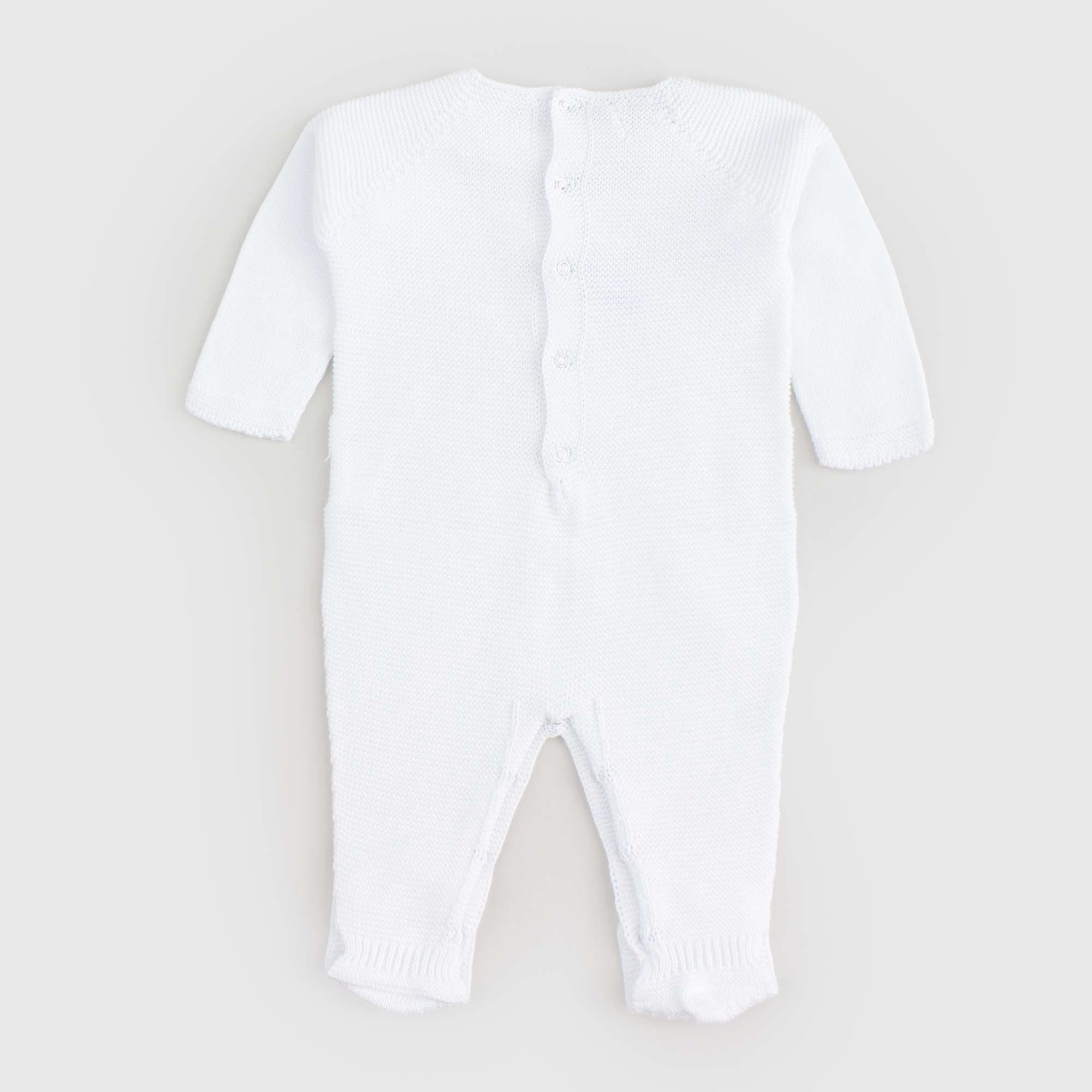 Tutina Bianca In Cotone Firmata PECESA - annameglio.com abbigliamento moda