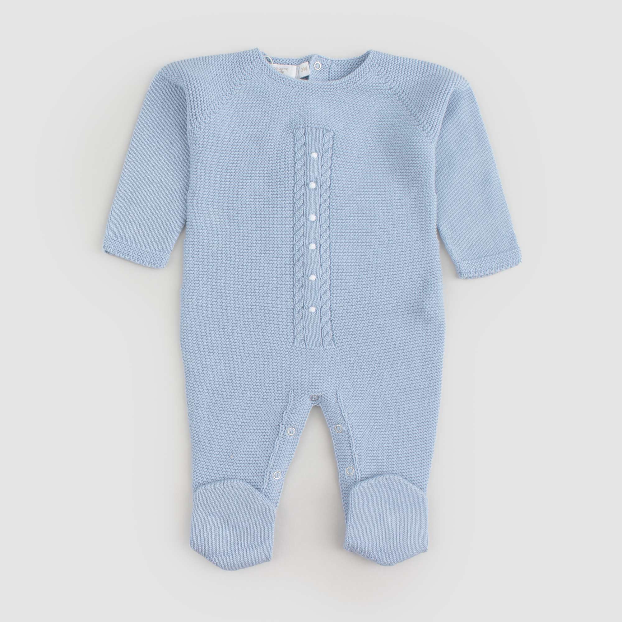 Tutina Azzurra In Cotone Firmata PECESA - annameglio.com abbigliamento moda