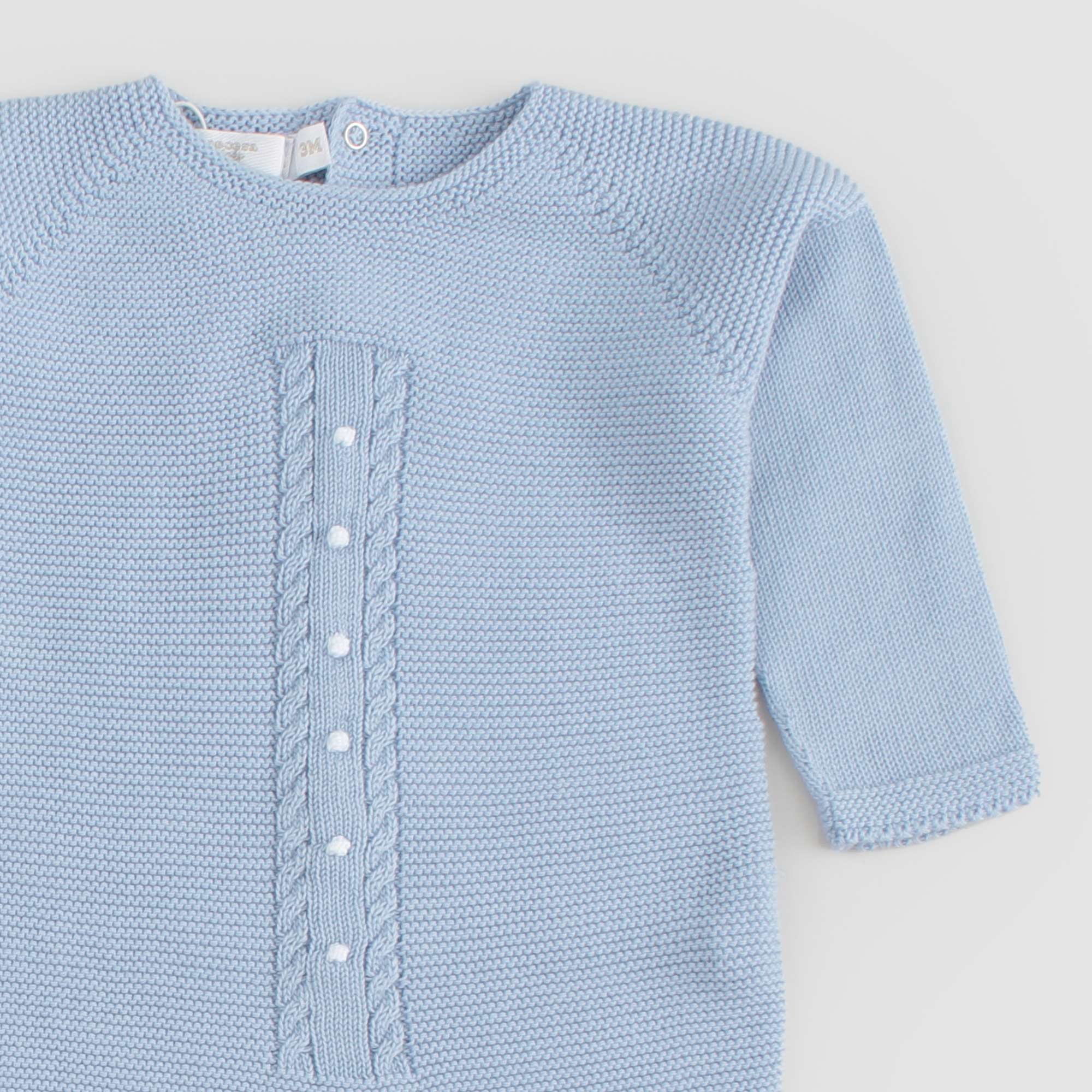 Tutina Azzurra In Cotone Firmata PECESA - annameglio.com abbigliamento moda