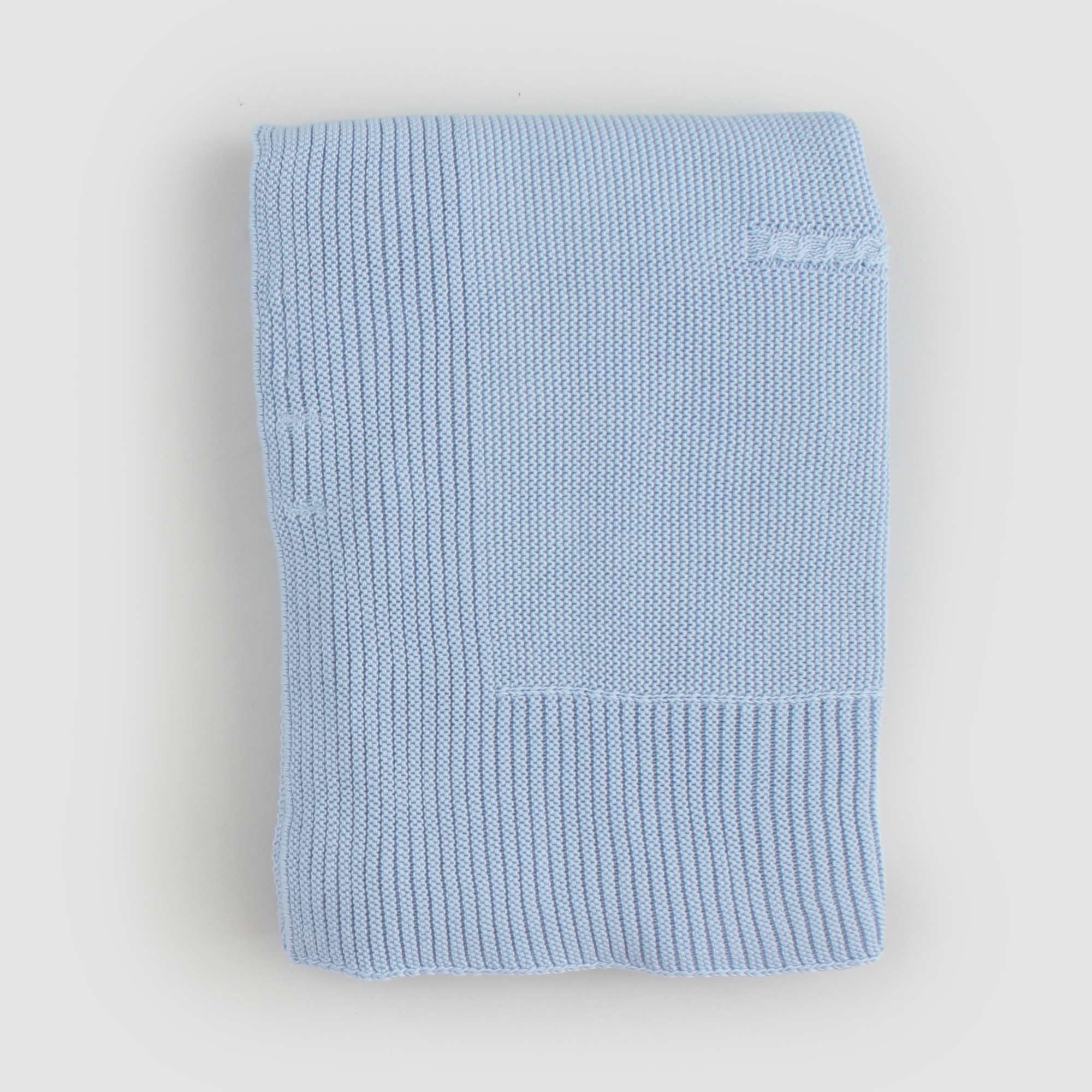 Coperta In Cotone Celeste Firmata PECESA - annameglio.com abbigliamento moda