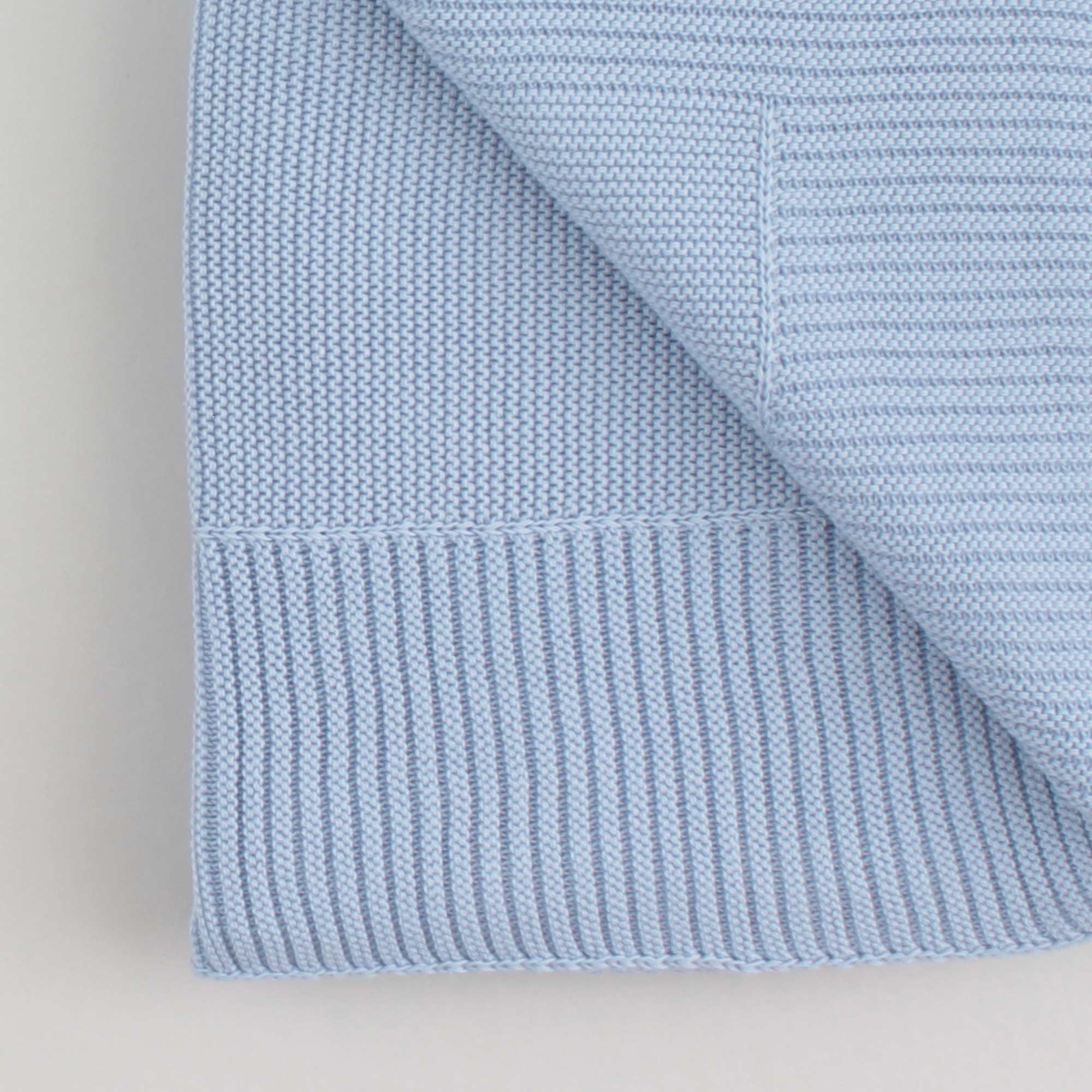 Coperta In Cotone Celeste Firmata PECESA - annameglio.com abbigliamento moda