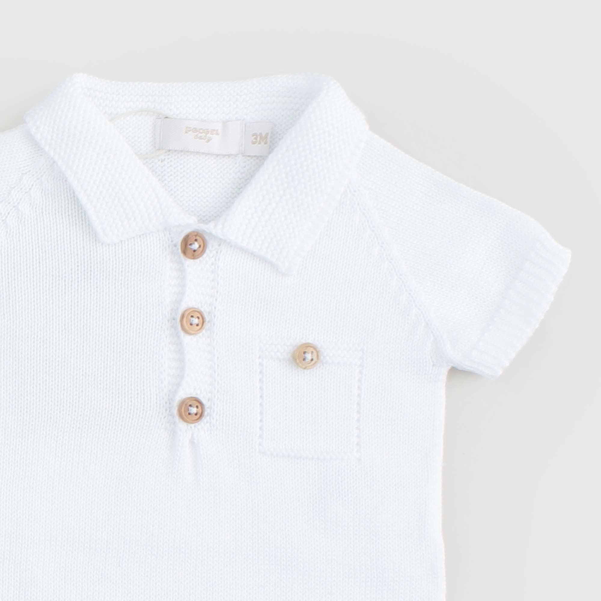 Pagliaccetto Bianco Firmato PECESA - annameglio.com abbigliamento moda