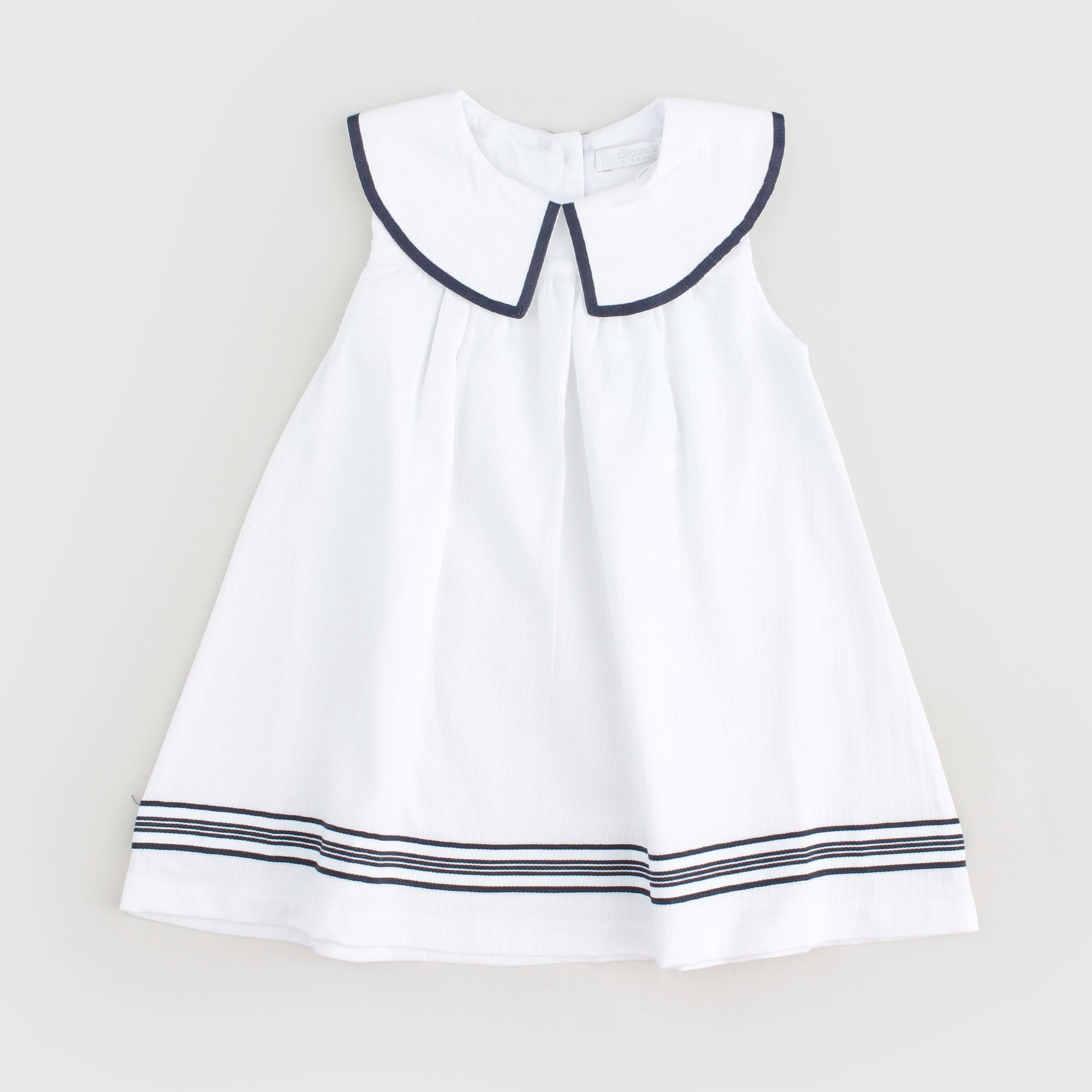 Abitino Bianco E Blu Firmato COCCODE' - annameglio.com abbigliamento moda