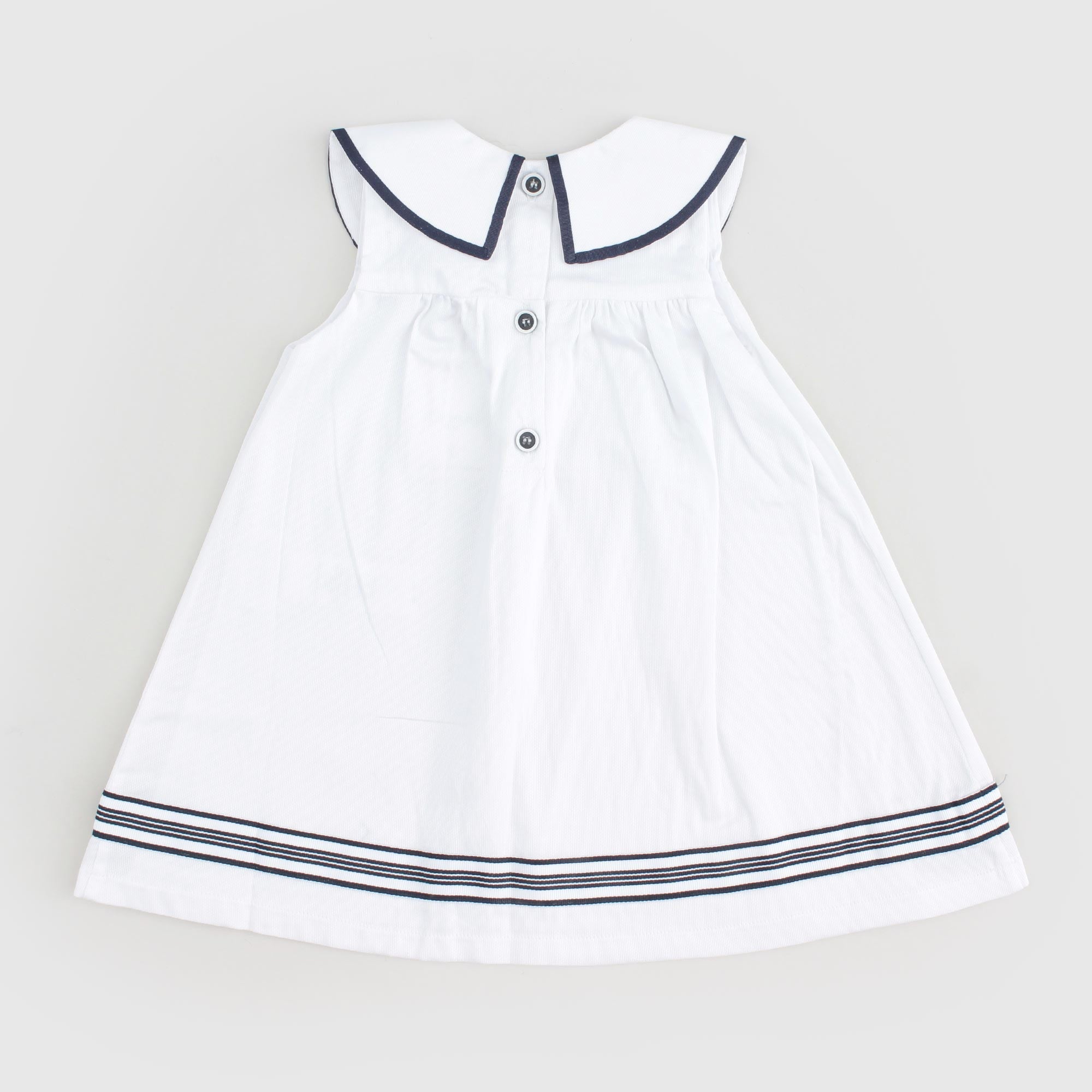 Abitino Bianco E Blu Firmato COCCODE' - annameglio.com abbigliamento moda