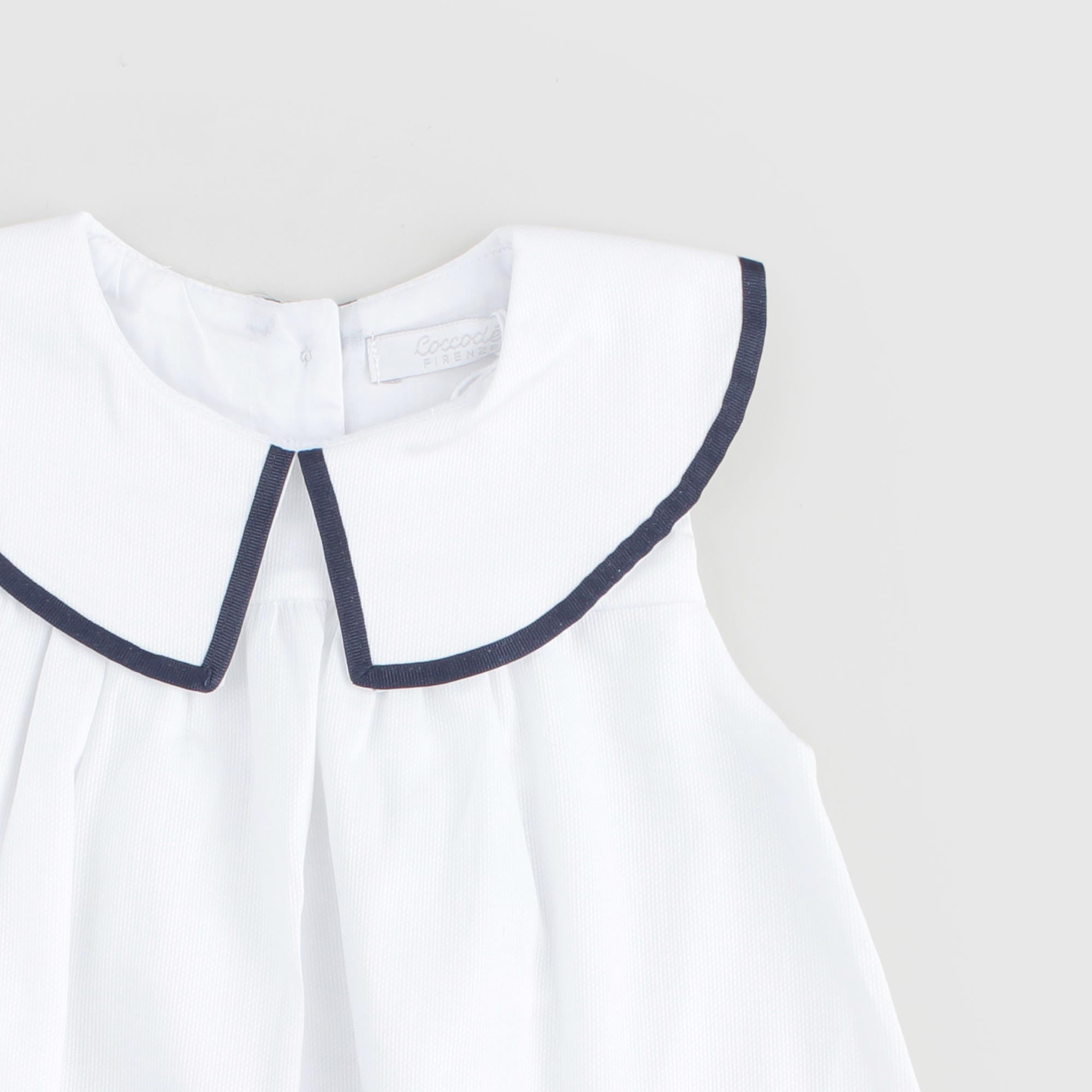 Abitino Bianco E Blu Firmato COCCODE' - annameglio.com abbigliamento moda