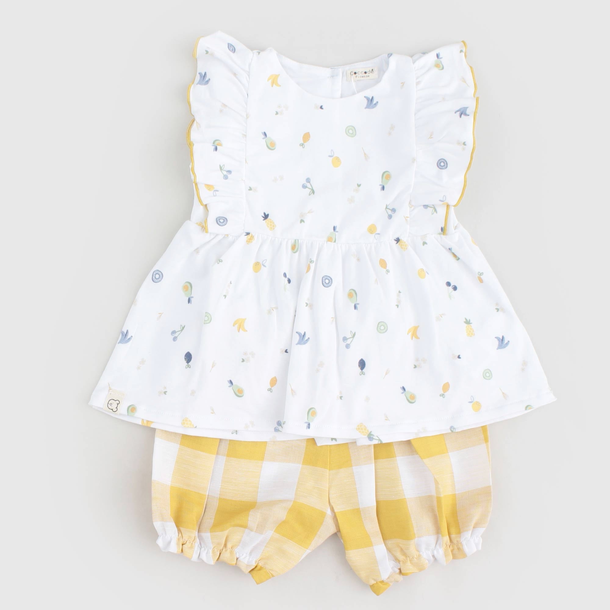 Completo Bianco e Giallo Firmato COCCODE' - annameglio.com abbigliamento moda