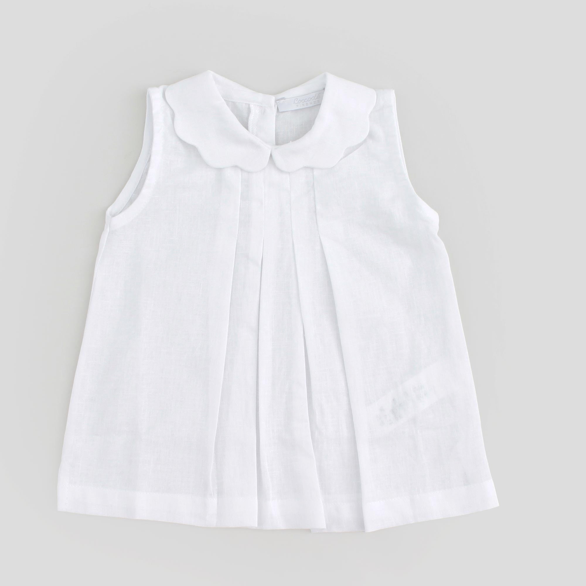 Blusa Bianca In Lino Firmata COCCODE' - annameglio.com abbigliamento moda