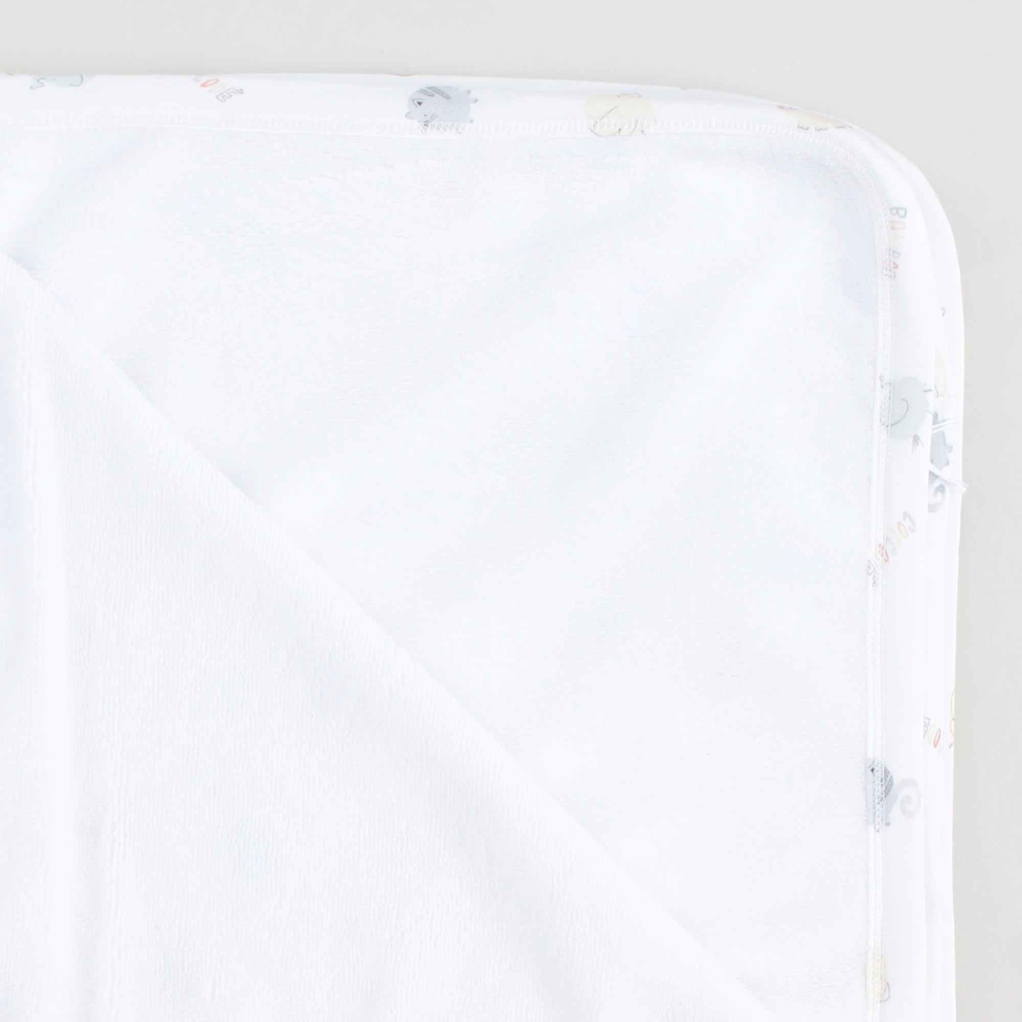 Copertina Bianca Con Fantasia Firmata COCCODE - annameglio.com abbigliamento moda