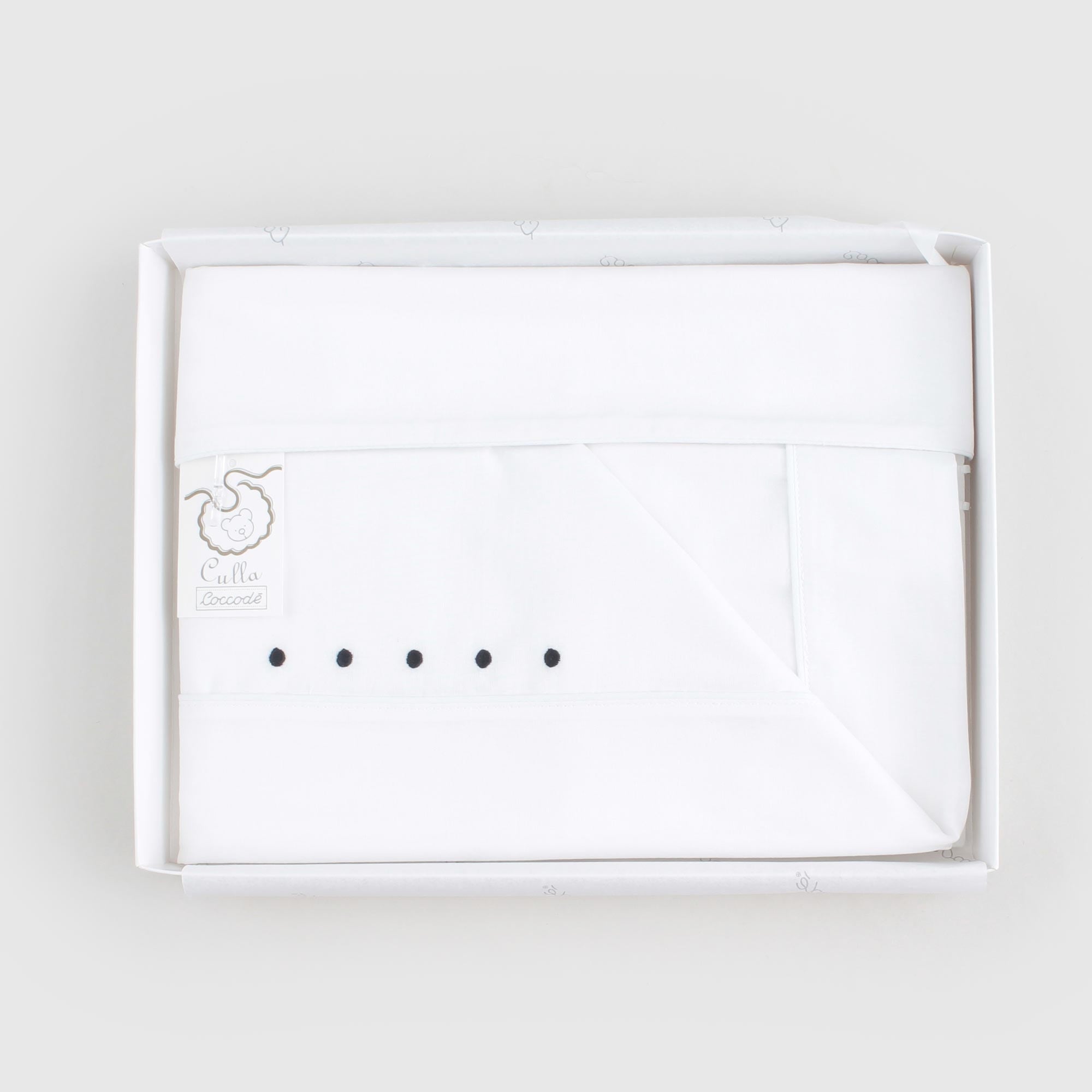 Coordinato Culla Bianco E Celeste Firmato COCCODE' - annameglio.com abbigliamento moda