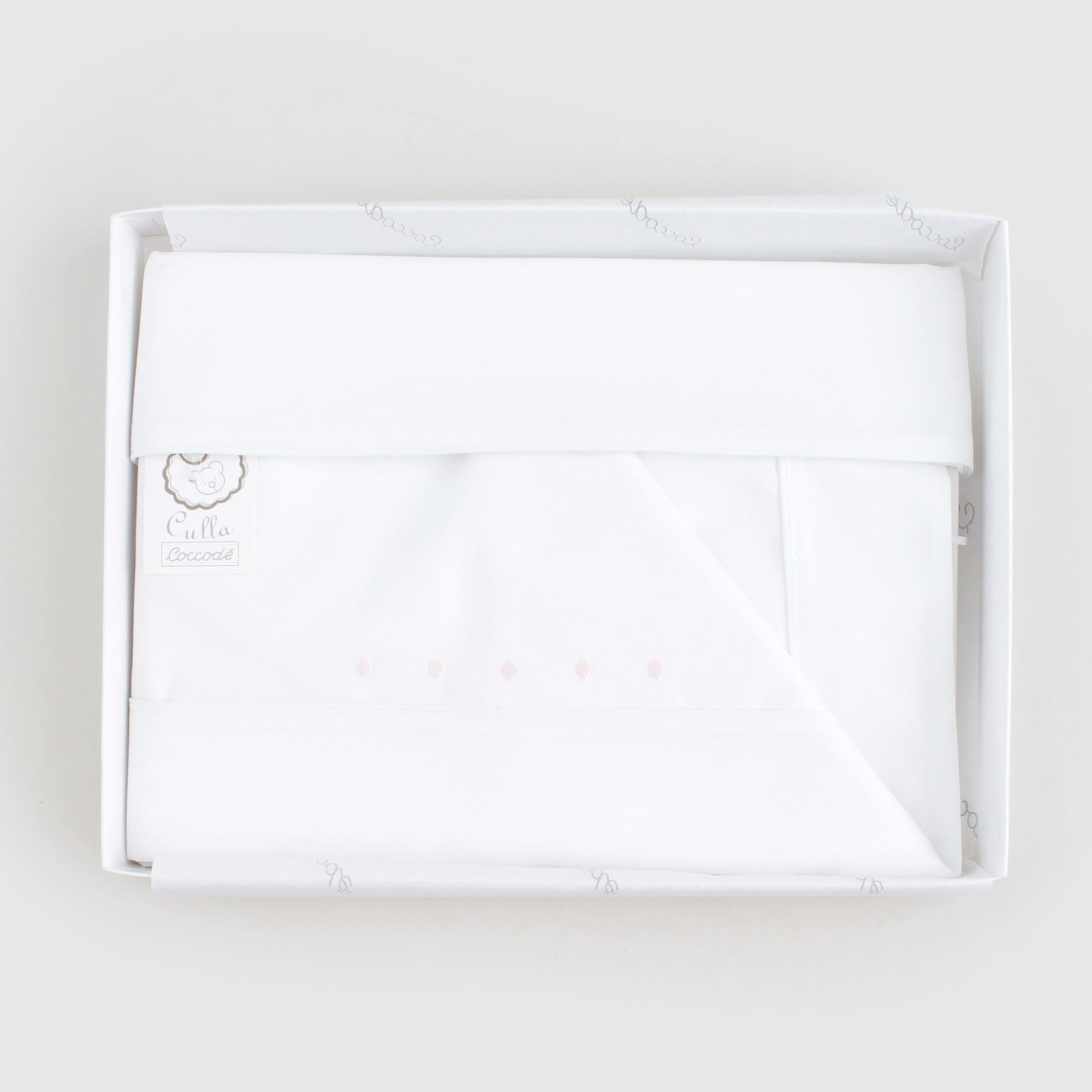 Coordinato Culla Bianco E Rosa Firmato COCCODE' - annameglio.com abbigliamento moda