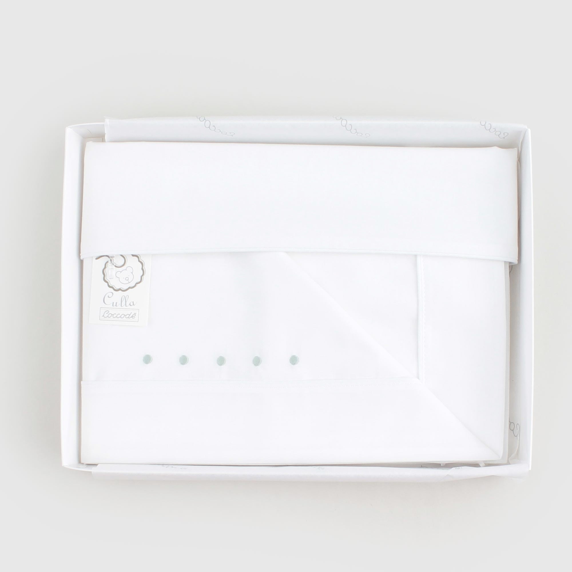 Coordinato Culla Bianco E Verde Firmato COCCODE' - annameglio.com abbigliamento moda