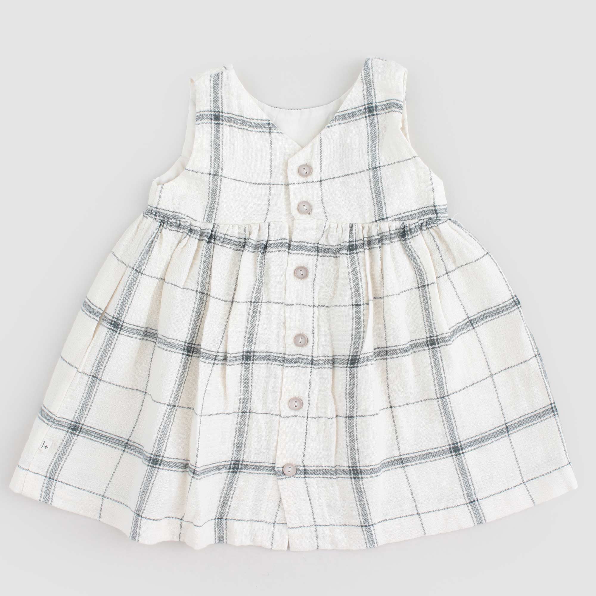 Abito panna con motivo check - annameglio.com abbigliamento moda