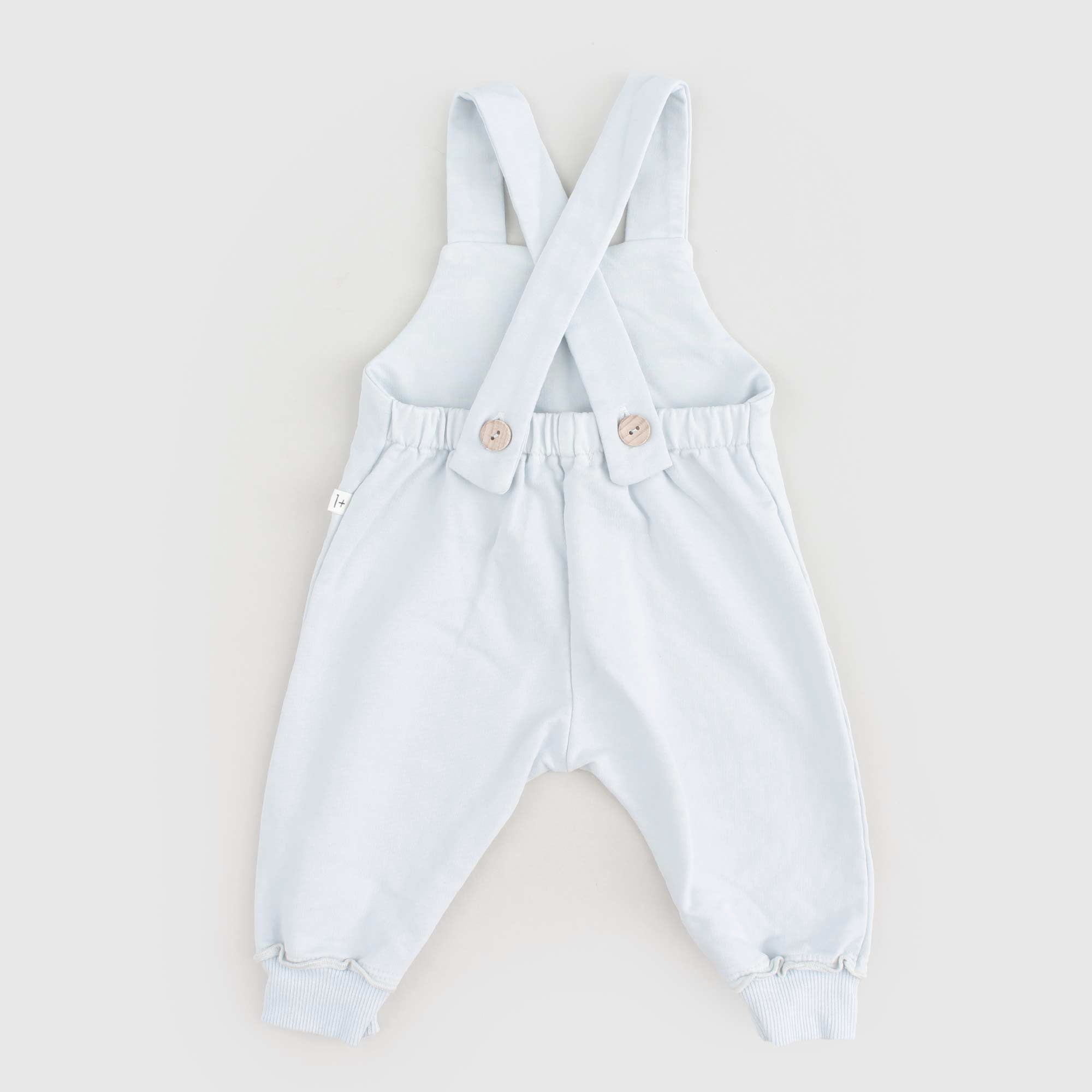 Baby Salopette celeste in cotone - annameglio.com abbigliamento moda