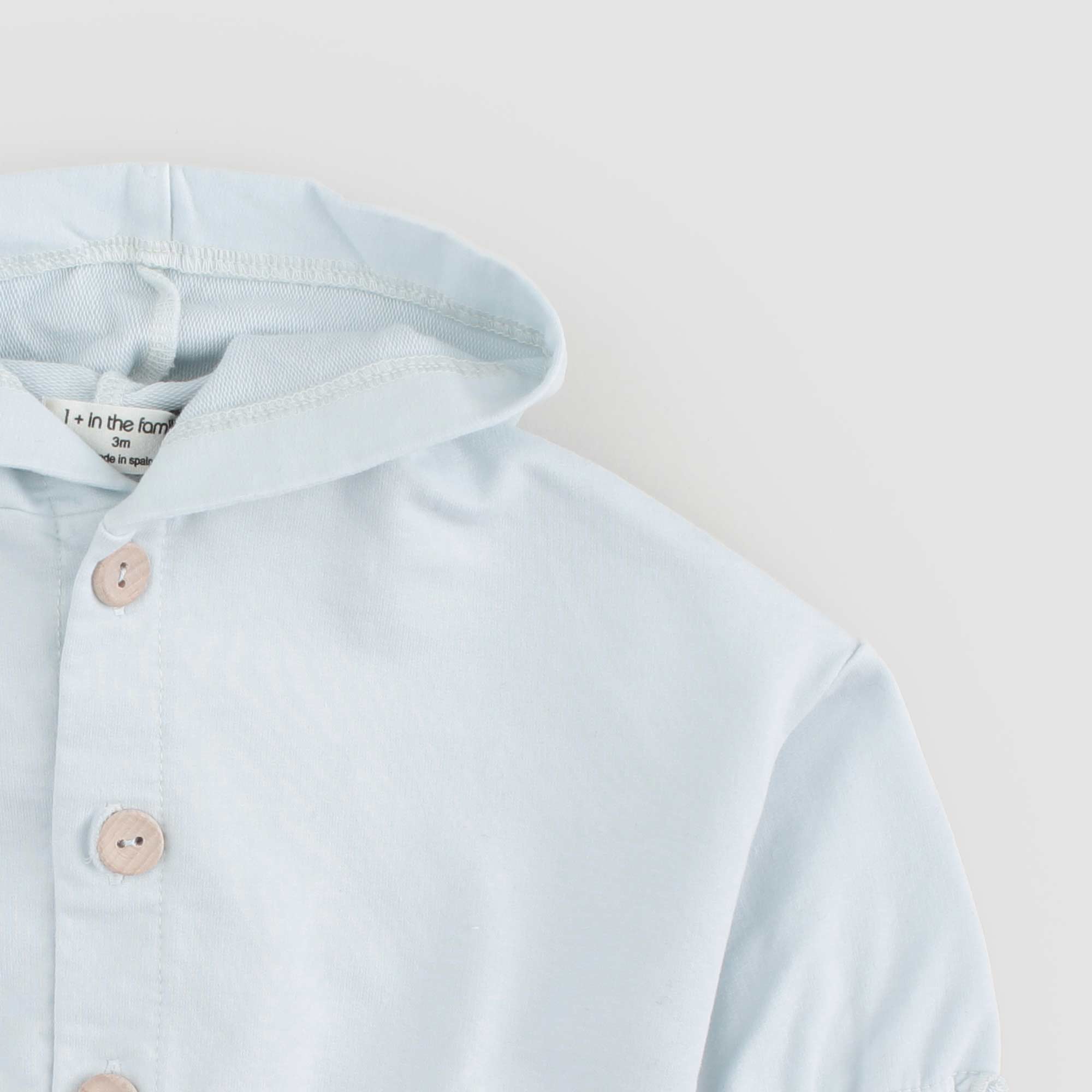 Felpa con cappuccio celeste - annameglio.com abbigliamento moda