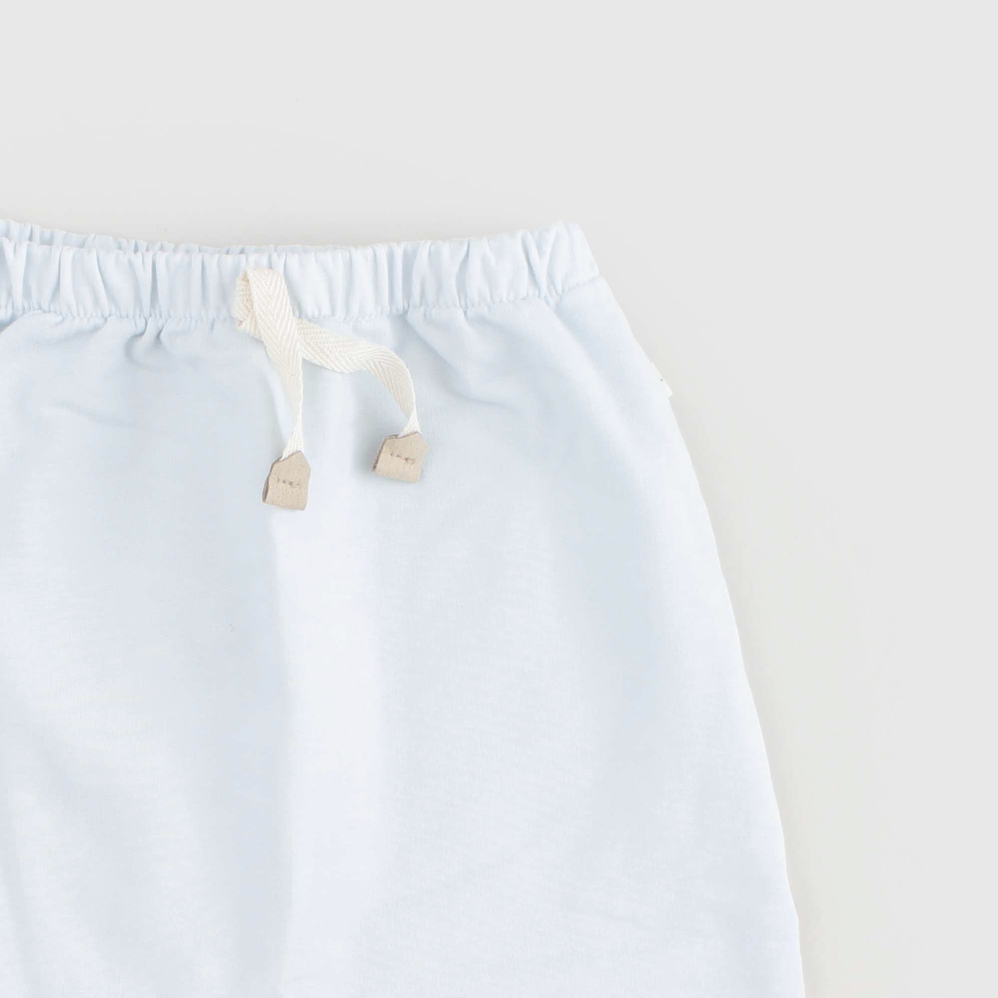 Pantalone Celeste Firmato ONE MORE IN THE FAMILY - annameglio.com abbigliamento moda