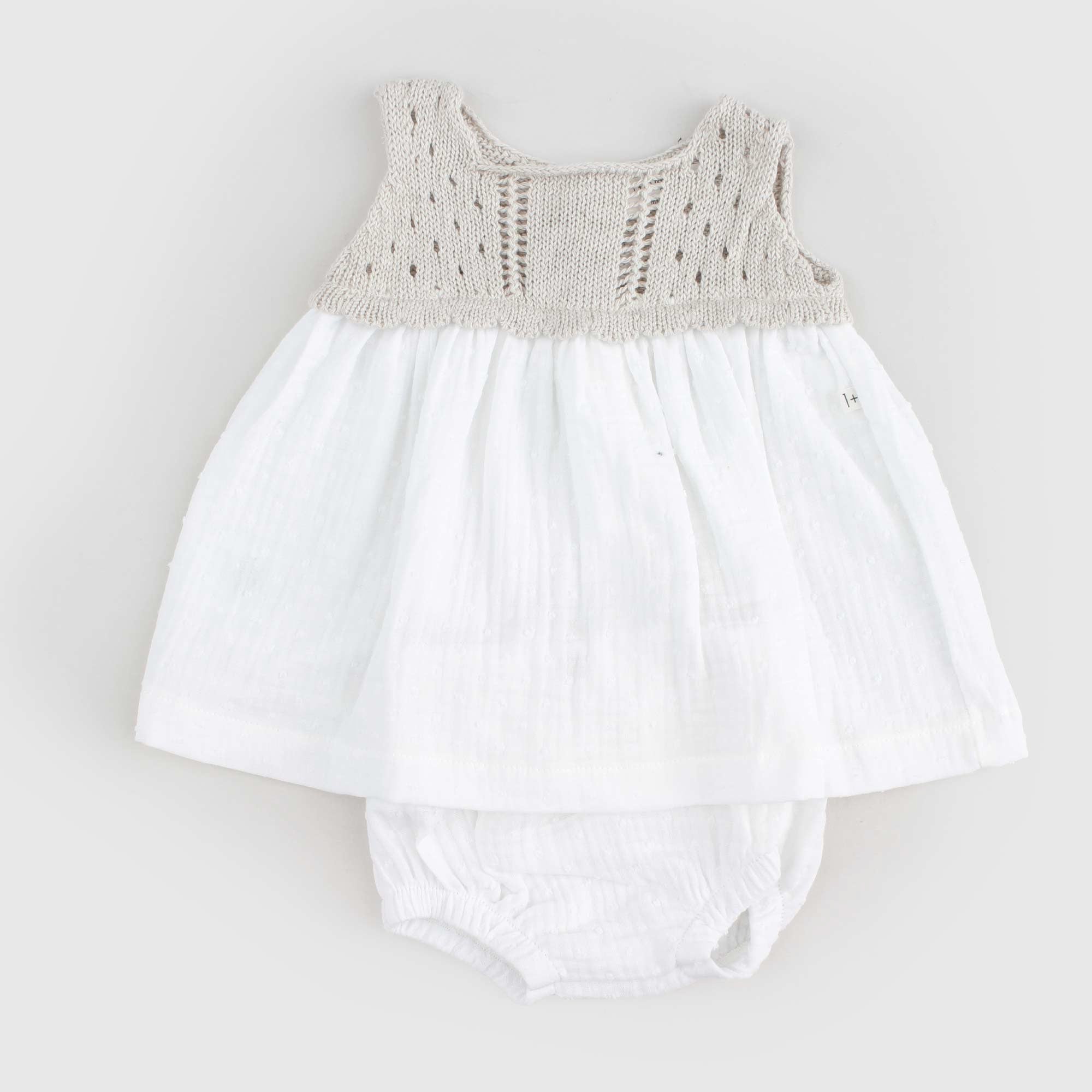 Abito bianco con corpino lavorato - annameglio.com abbigliamento moda