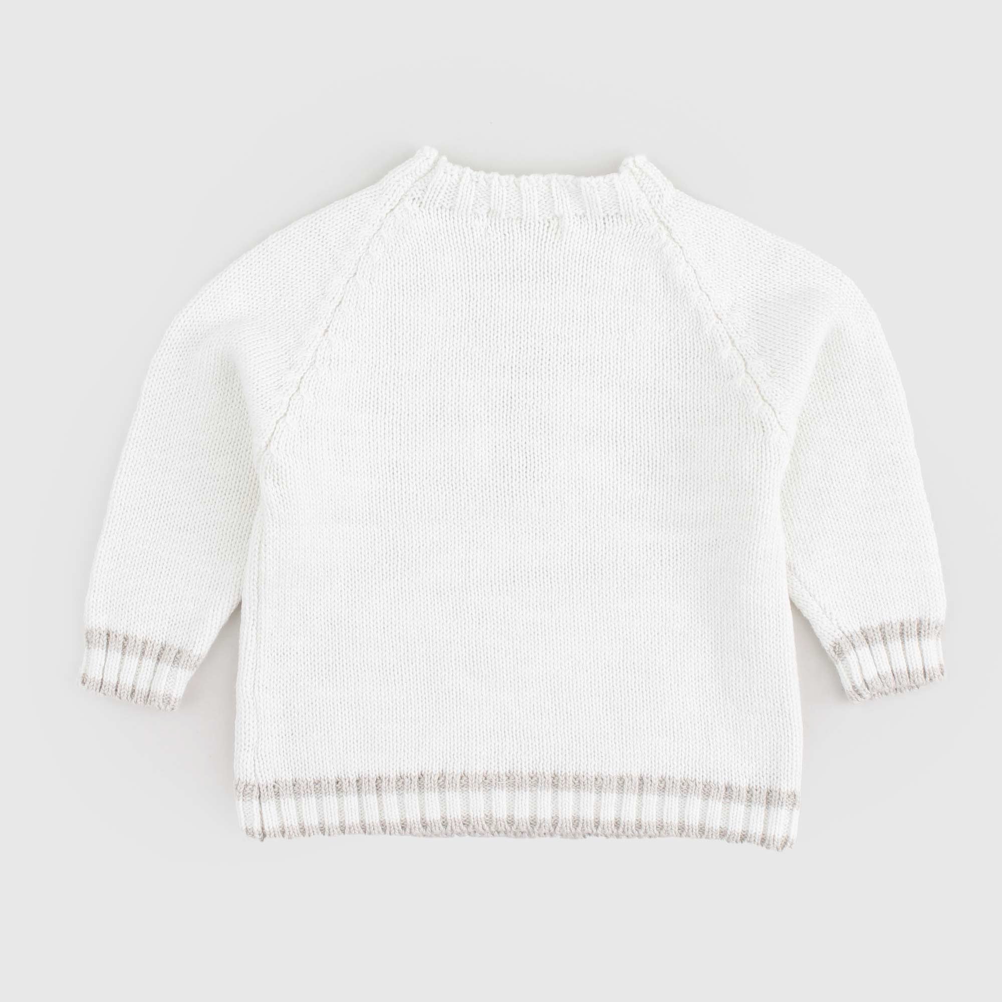 Maglione cotone e lino dettagli a coste - annameglio.com abbigliamento moda