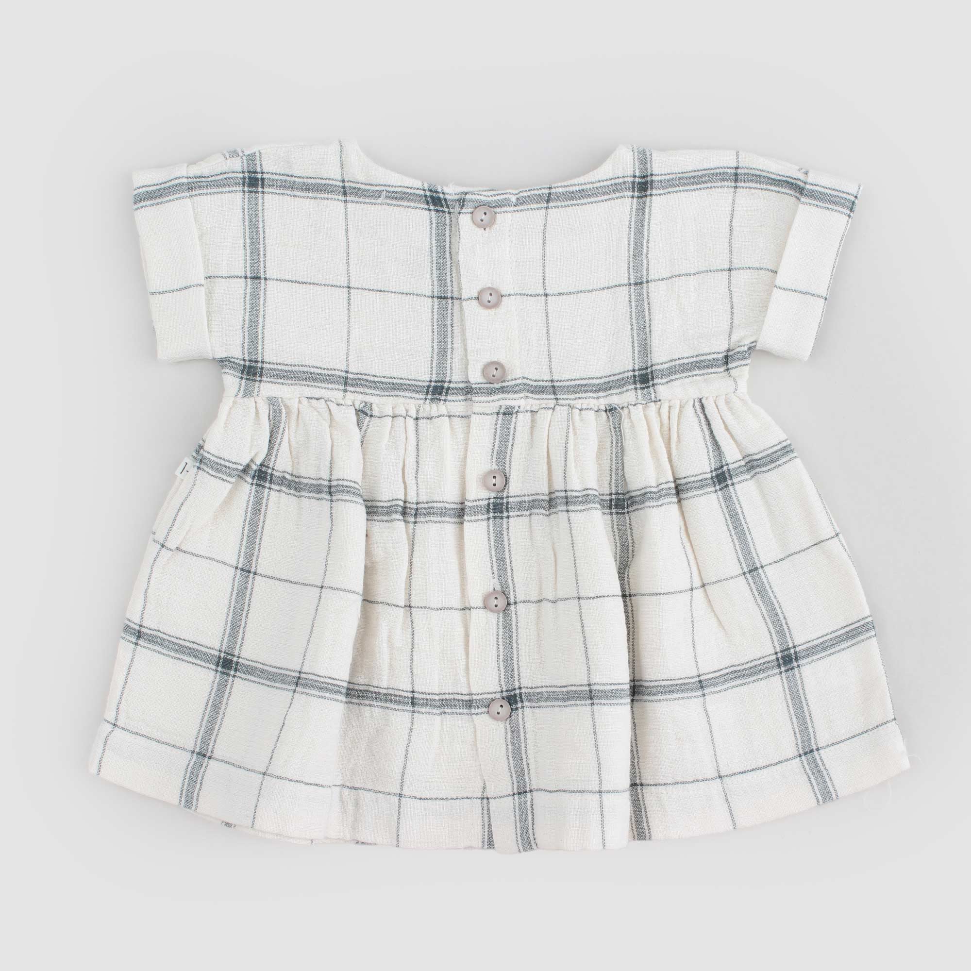 Abito Beige Quadri Firmato ONE MORE IN THE FAMILY - annameglio.com abbigliamento moda