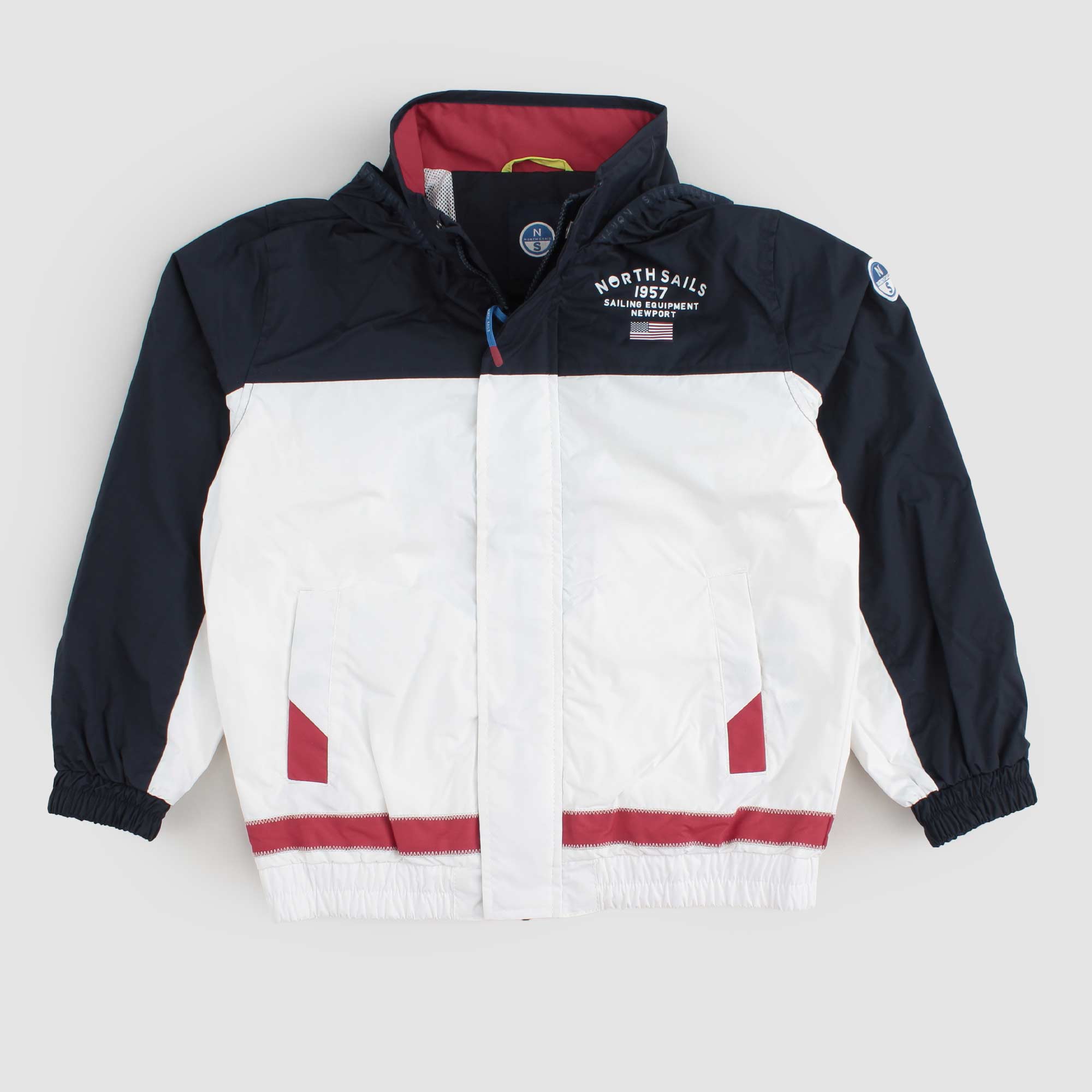 Giubbino Bianco, Blu e Rosso Firmato NORTH SAILS - annameglio.com abbigliamento moda