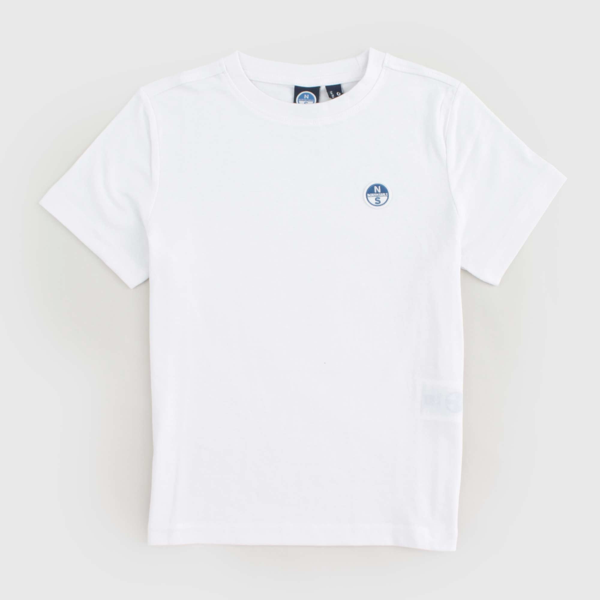 T-shirt Bianca Con Logo Firmato NORTH SAILS - annameglio.com abbigliamento moda