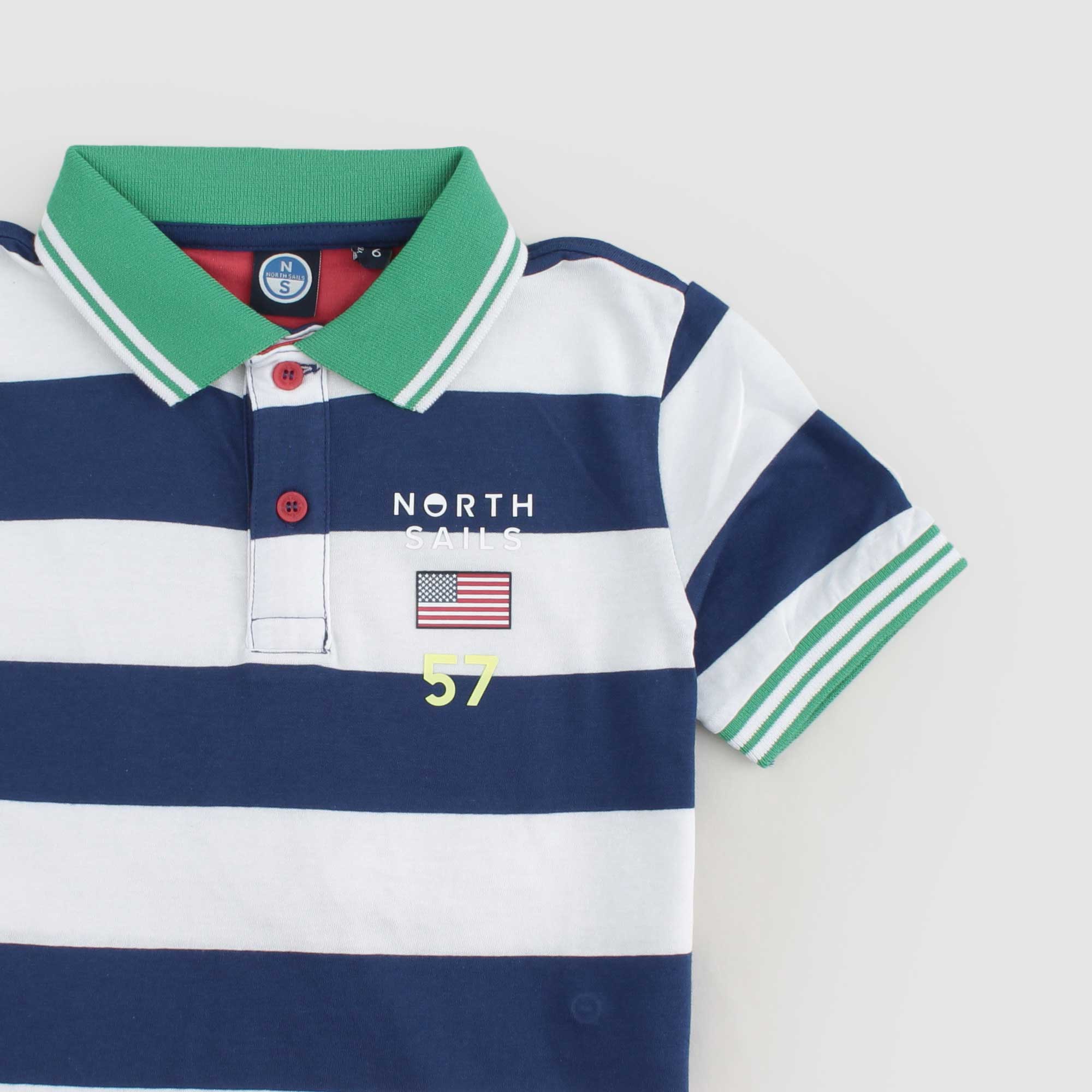 Polo Bianca E Blu Firmata NORTH SAILS - annameglio.com abbigliamento moda