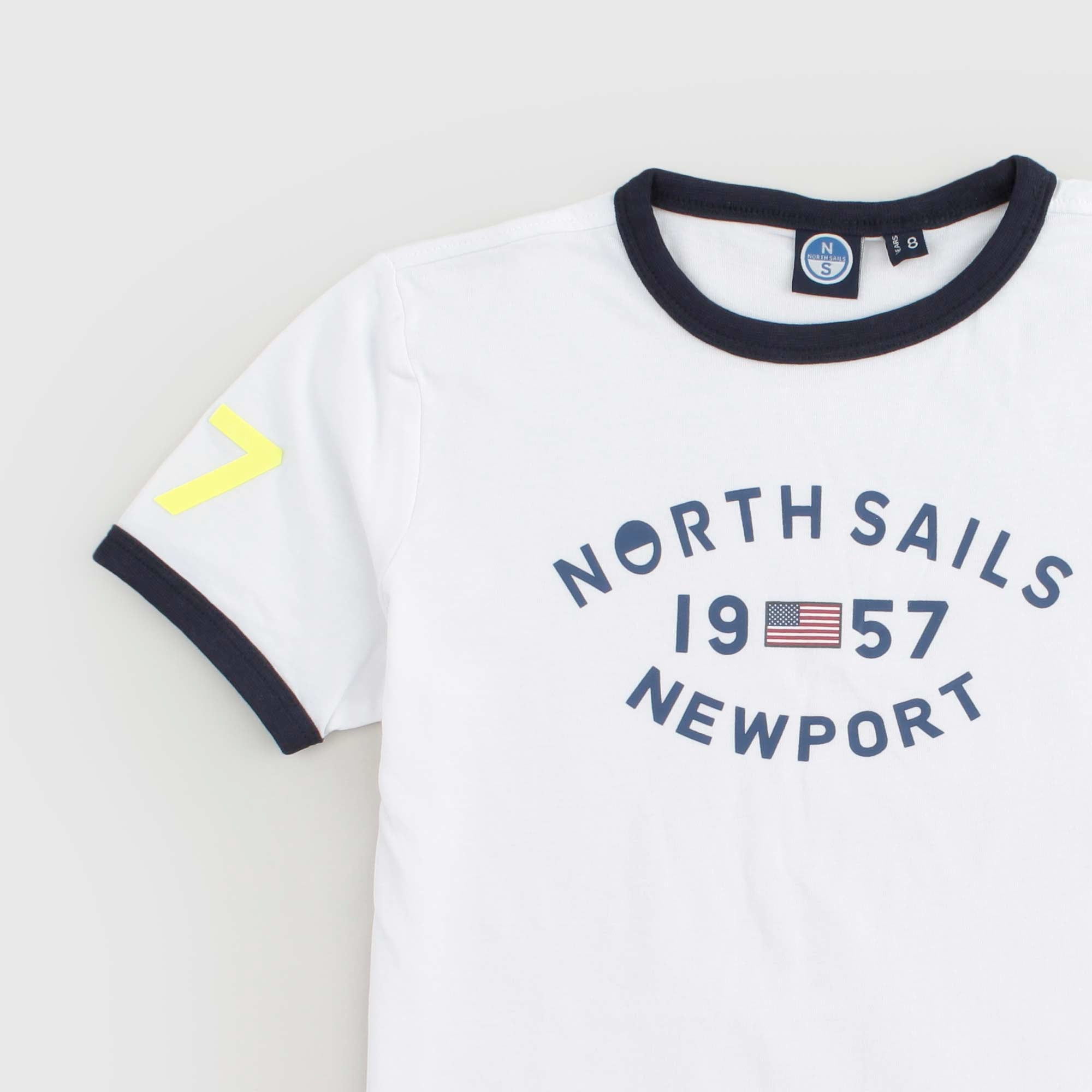 T-shirt Bianca Firmata NORTH SAILS - annameglio.com abbigliamento moda
