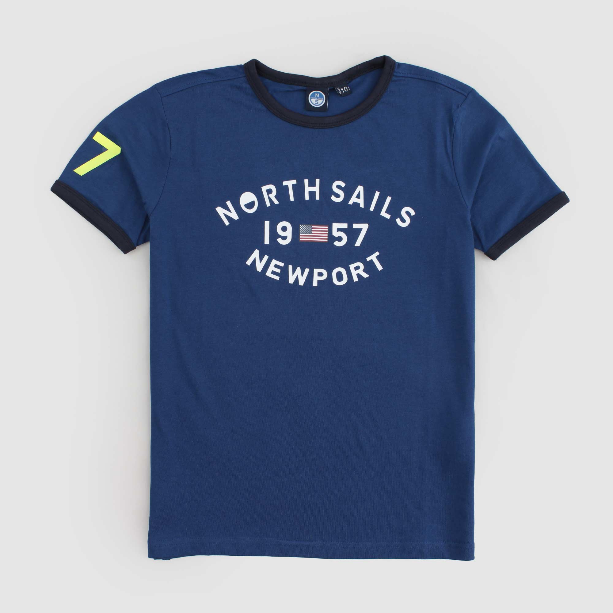 T-shirt Blu Firmata NORTH SAILS - annameglio.com abbigliamento moda