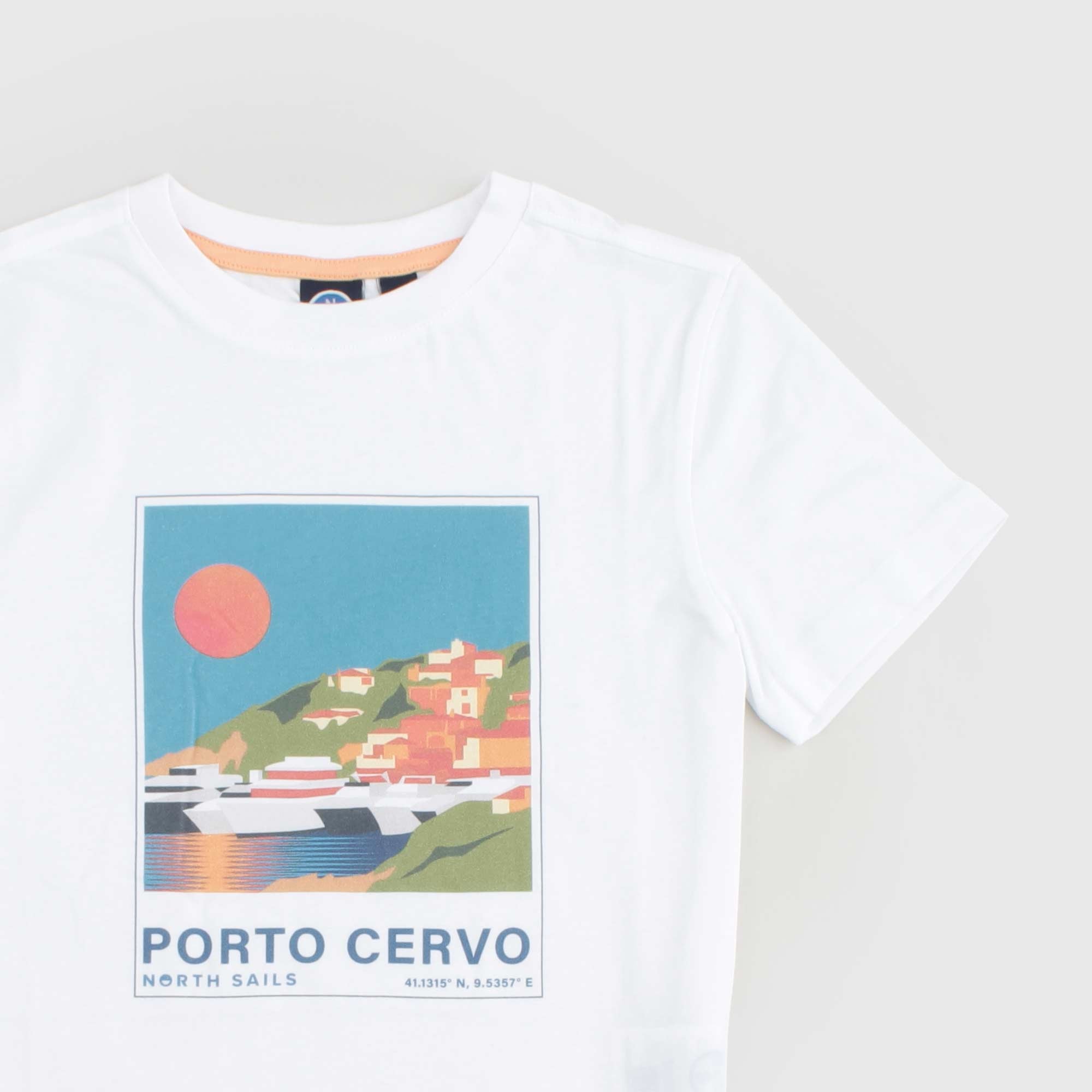 T-shirt Bianca Con Stampa Firmata NORTH SAILS - annameglio.com abbigliamento moda