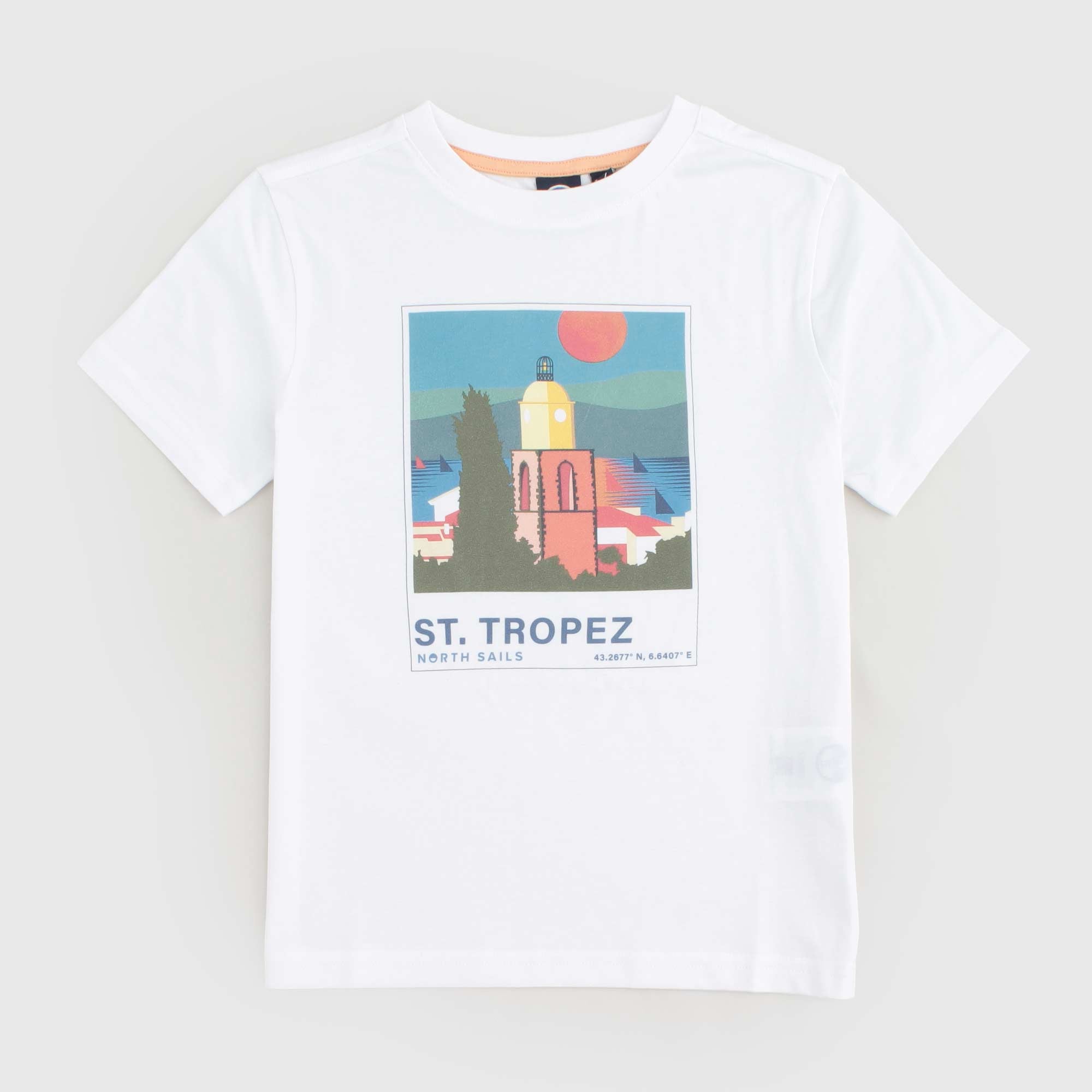 T-shirt Con Stampa Sul Davanti Firmata NORTH SAILS - annameglio.com abbigliamento moda