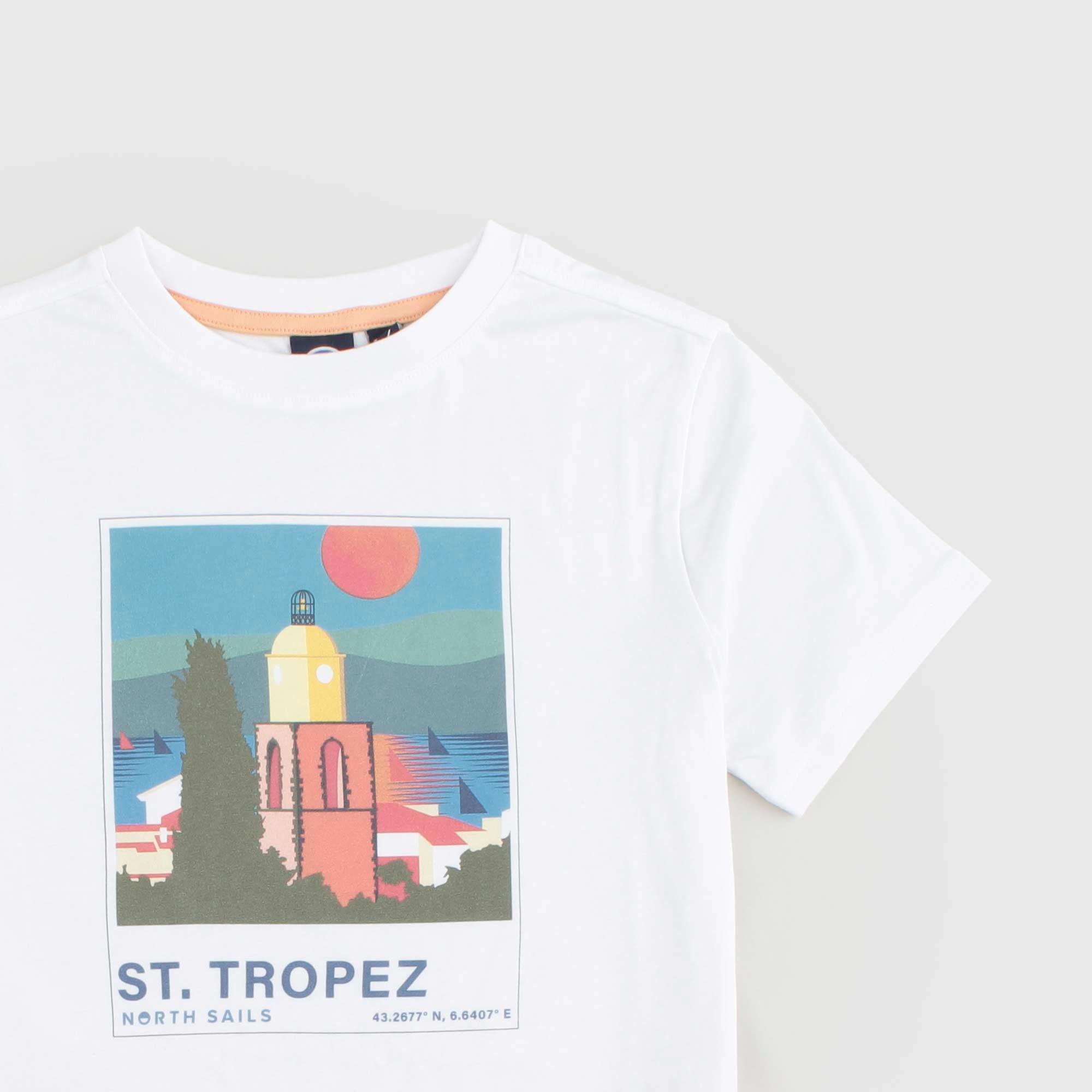 T-shirt Con Stampa Sul Davanti Firmata NORTH SAILS - annameglio.com abbigliamento moda