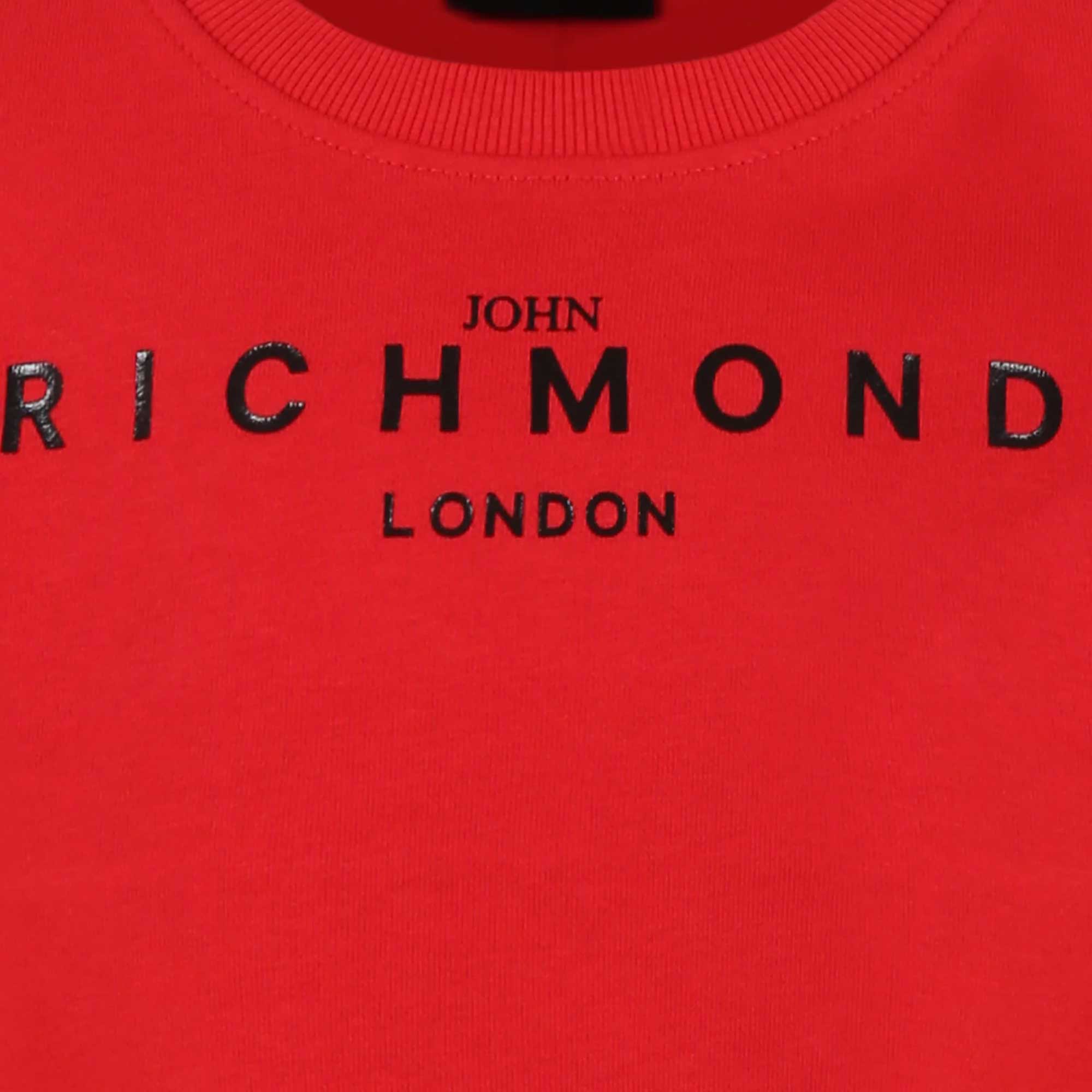 Felpa Rossa Con Logo Firmata JOHN RICHMOND - annameglio.com abbigliamento moda