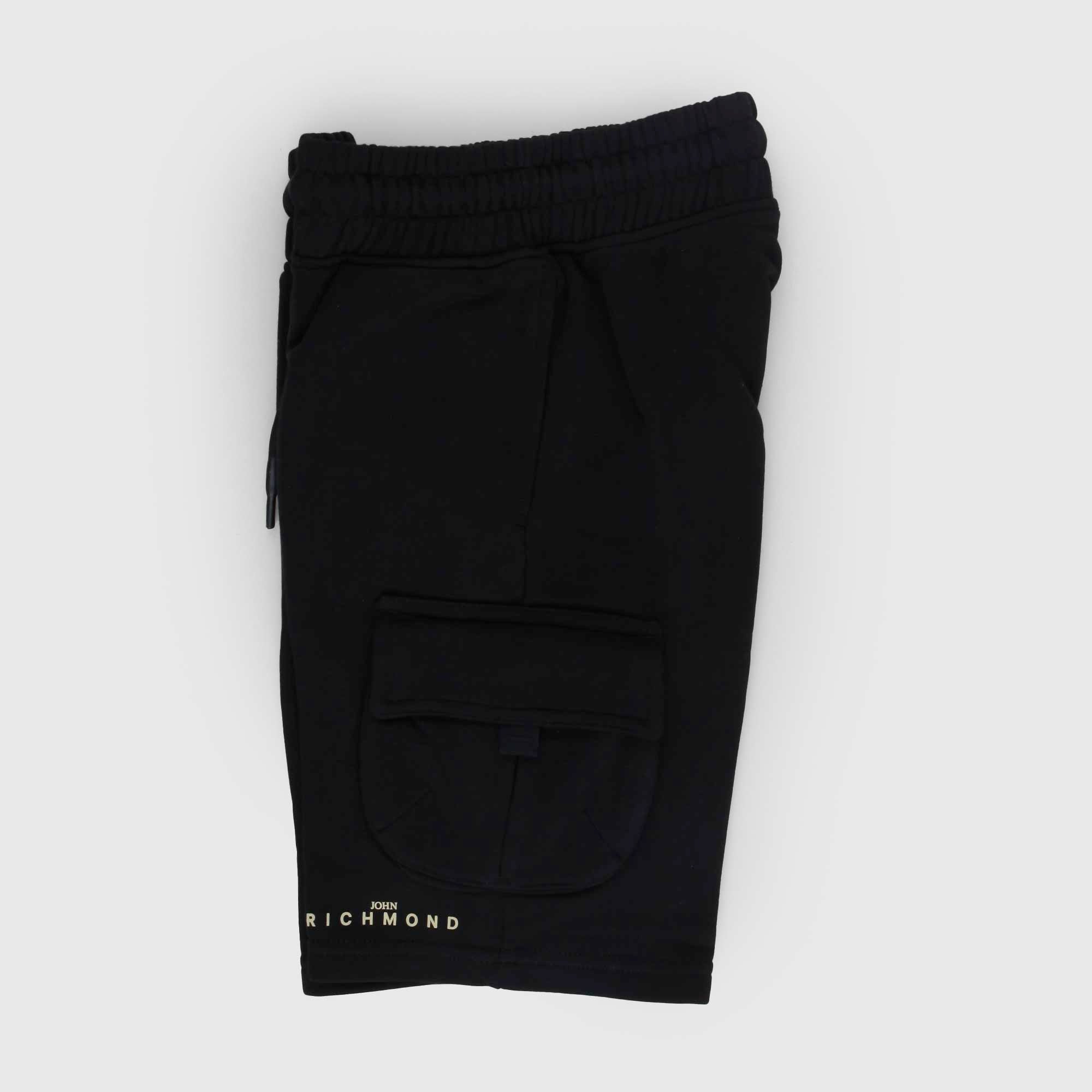 Bermuda Neri Con Logo Firmati JOHN RICHMOND - annameglio.com abbigliamento moda