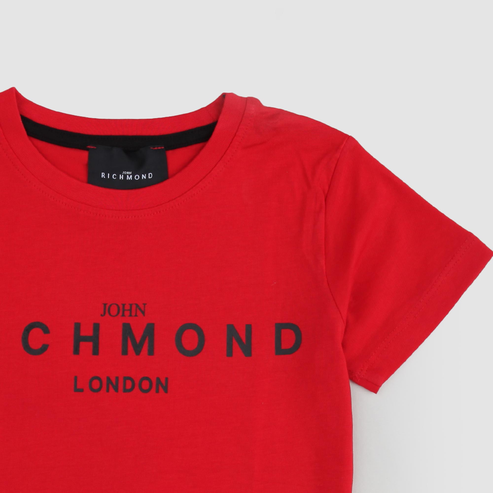 T-shirt Rossa Con Logo Firmata JOHN RICHMOND - annameglio.com abbigliamento moda