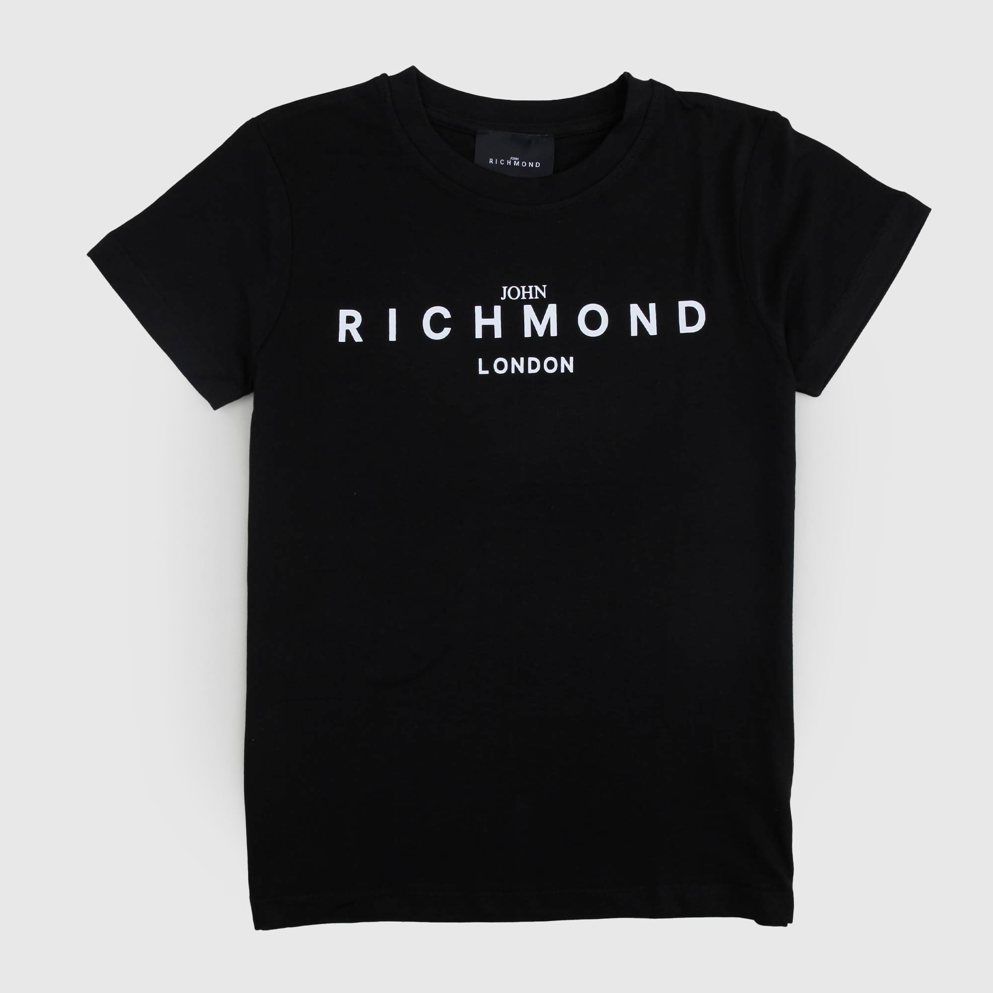 T-shirt Nera Con Logo Firmata JOHN RICHMOND - annameglio.com abbigliamento moda