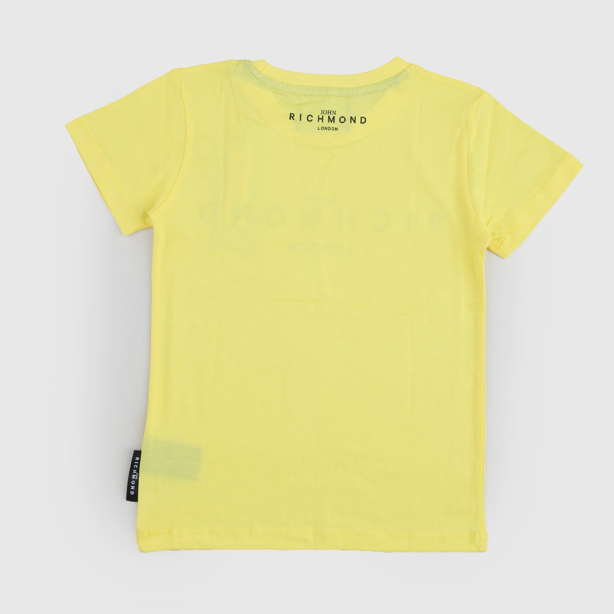 T-shirt Gialla Con Logo Firmata JOHN RICHMOND - annameglio.com abbigliamento moda