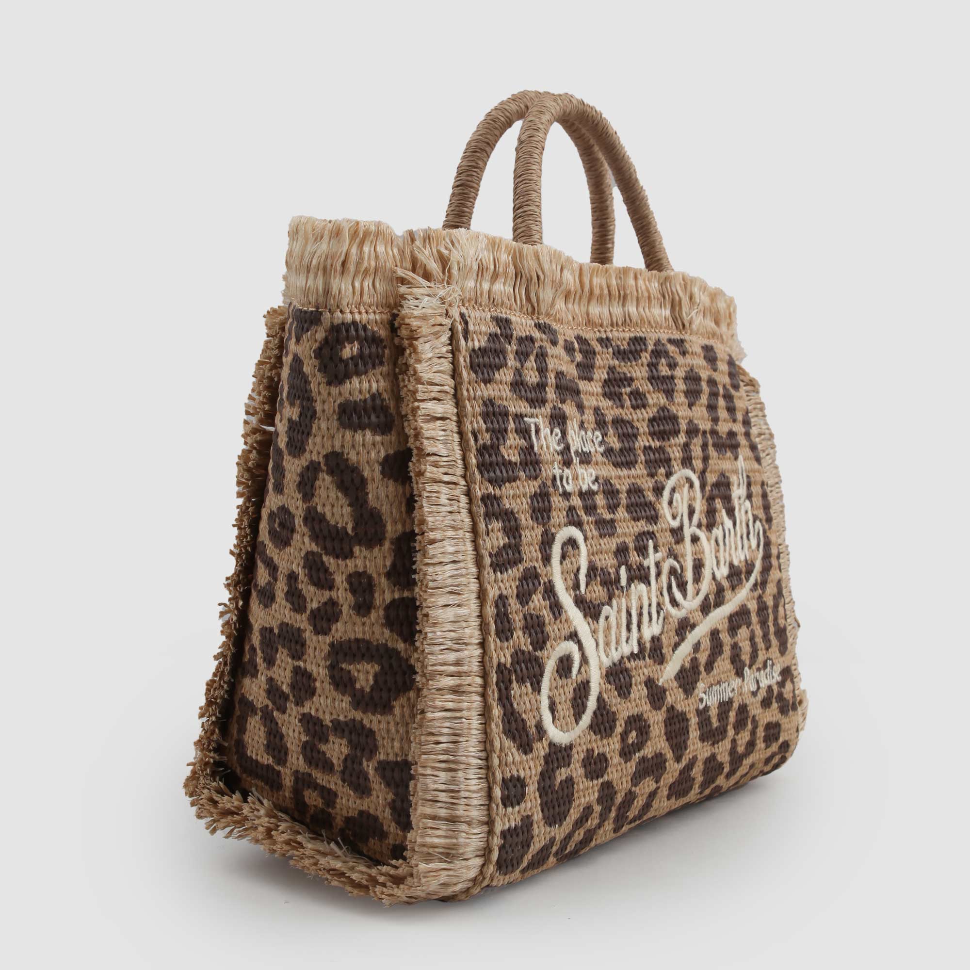 Borsa Vanity Leopardata Firmata MC2 SAINT BARTH - annameglio.com abbigliamento moda
