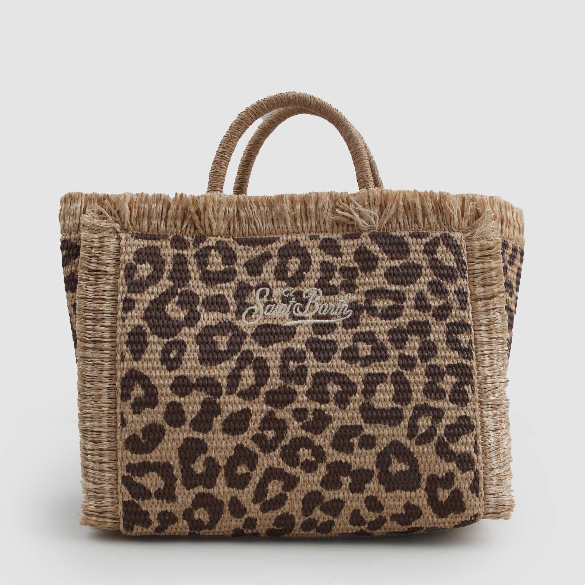 Borsa Vanity Leopardata Firmata MC2 SAINT BARTH - annameglio.com abbigliamento moda
